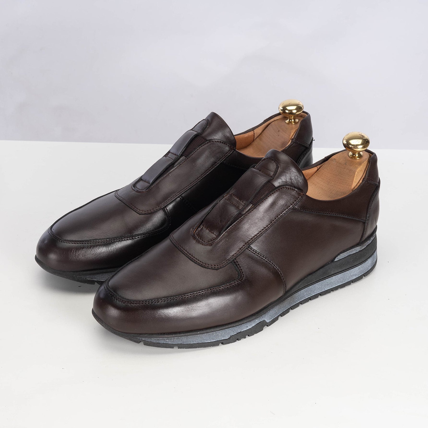 Volzak 5227 Brown leather sneaker