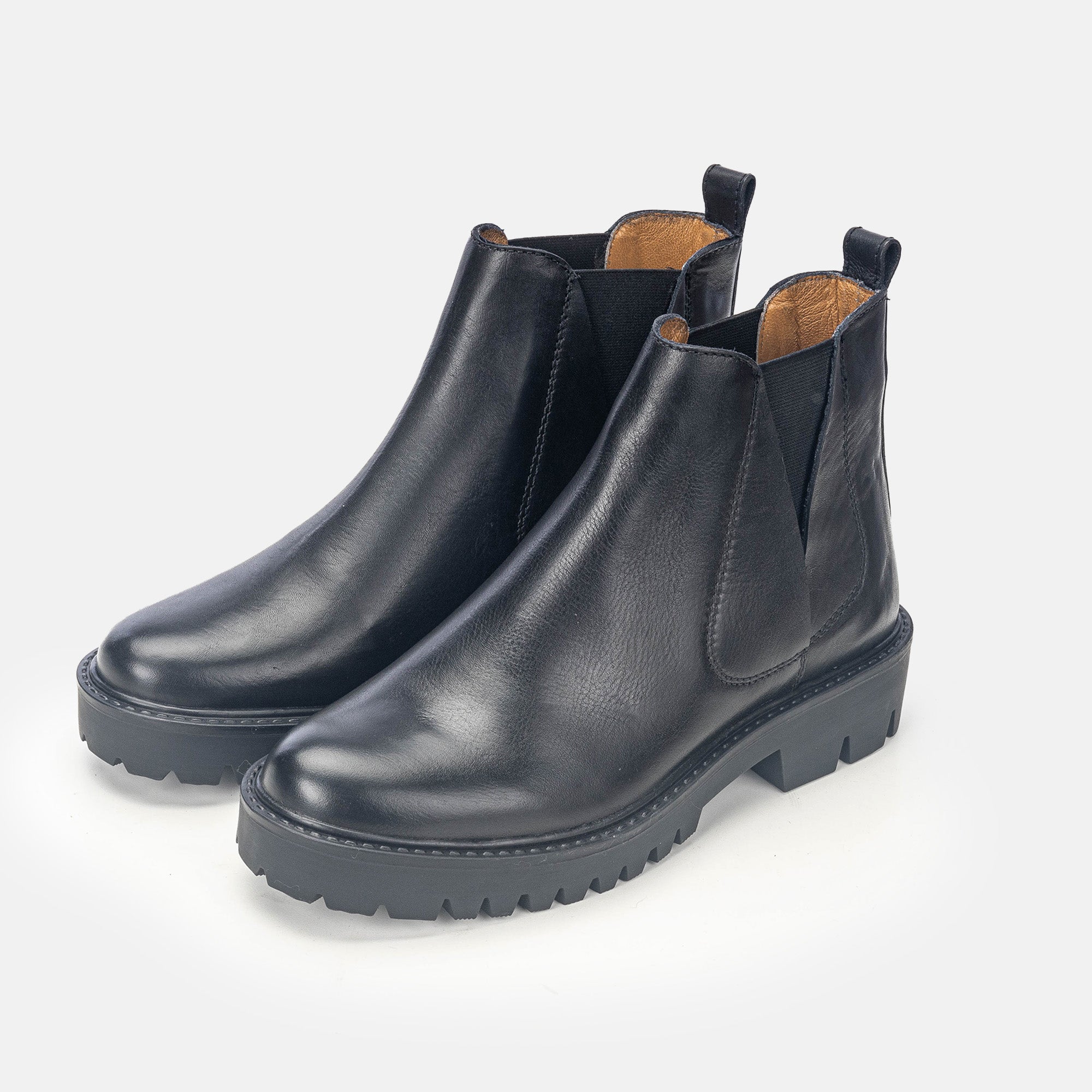 Volzak 9950 Bottine en cuir Noir