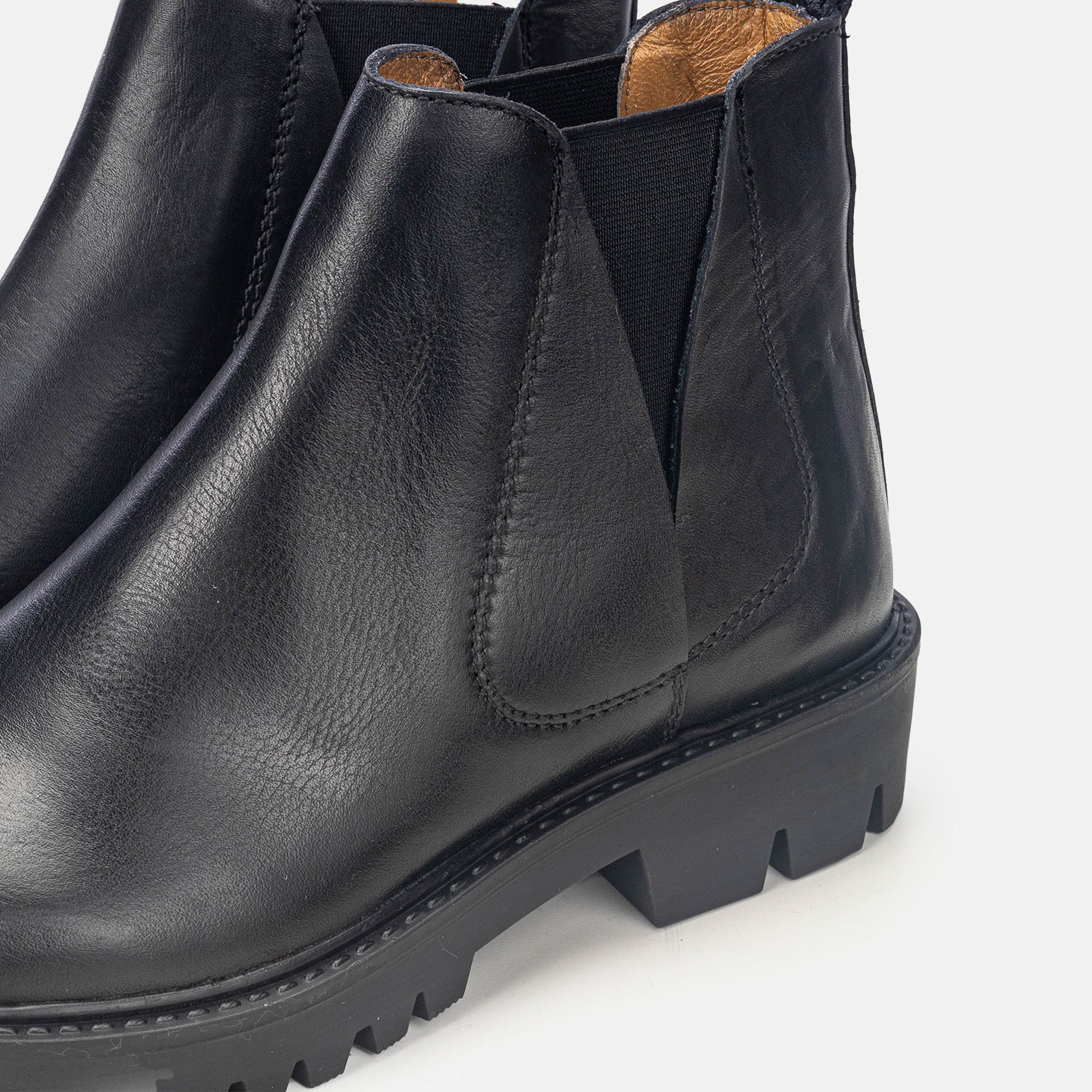 Volzak 9950 Bottine en cuir Noir
