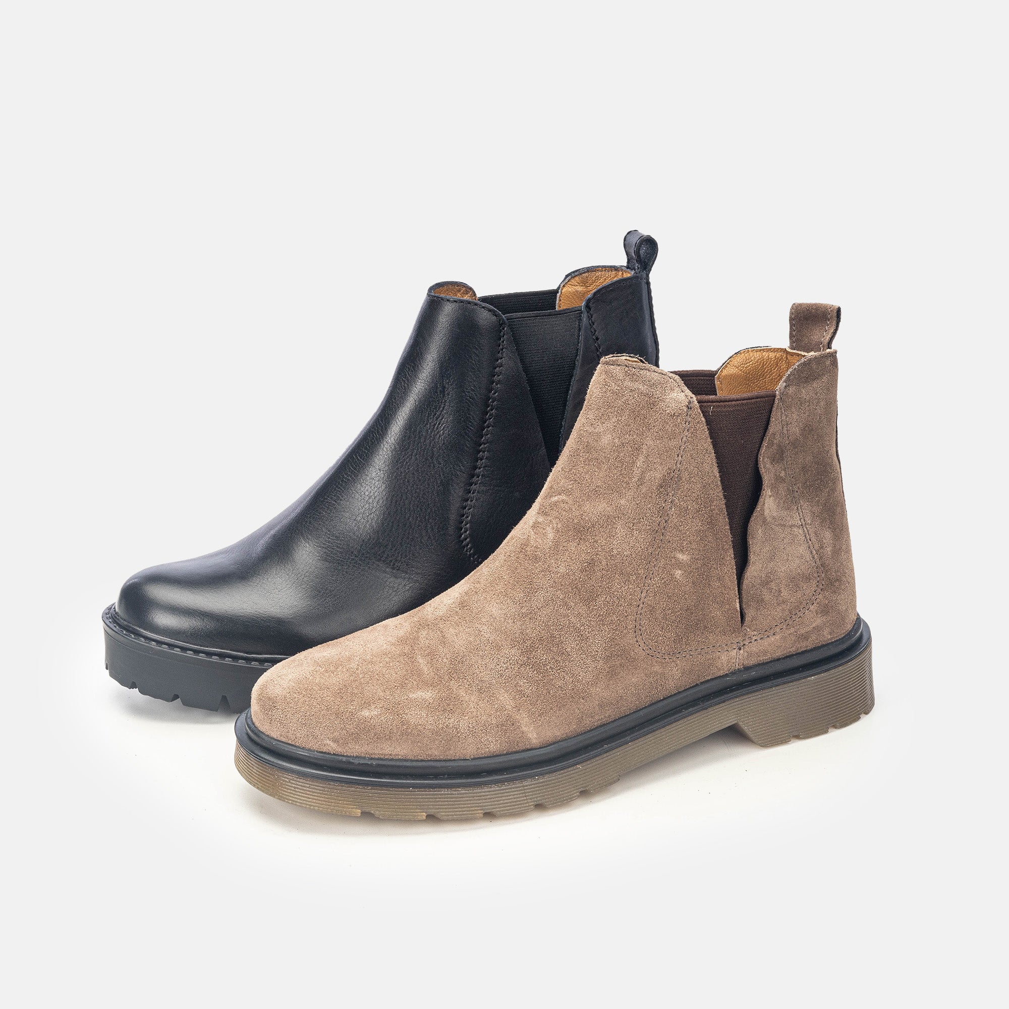 Volzak 109 Bottine en daim Taupe