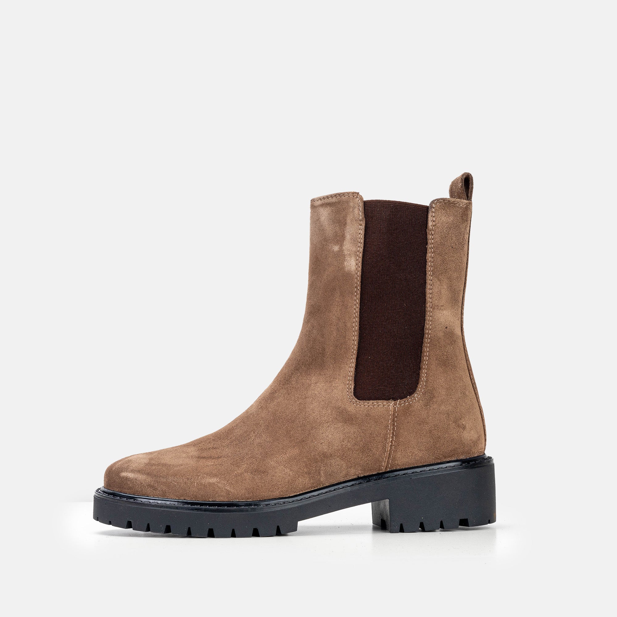 Volzak 7301 Bottine en daim Taupe