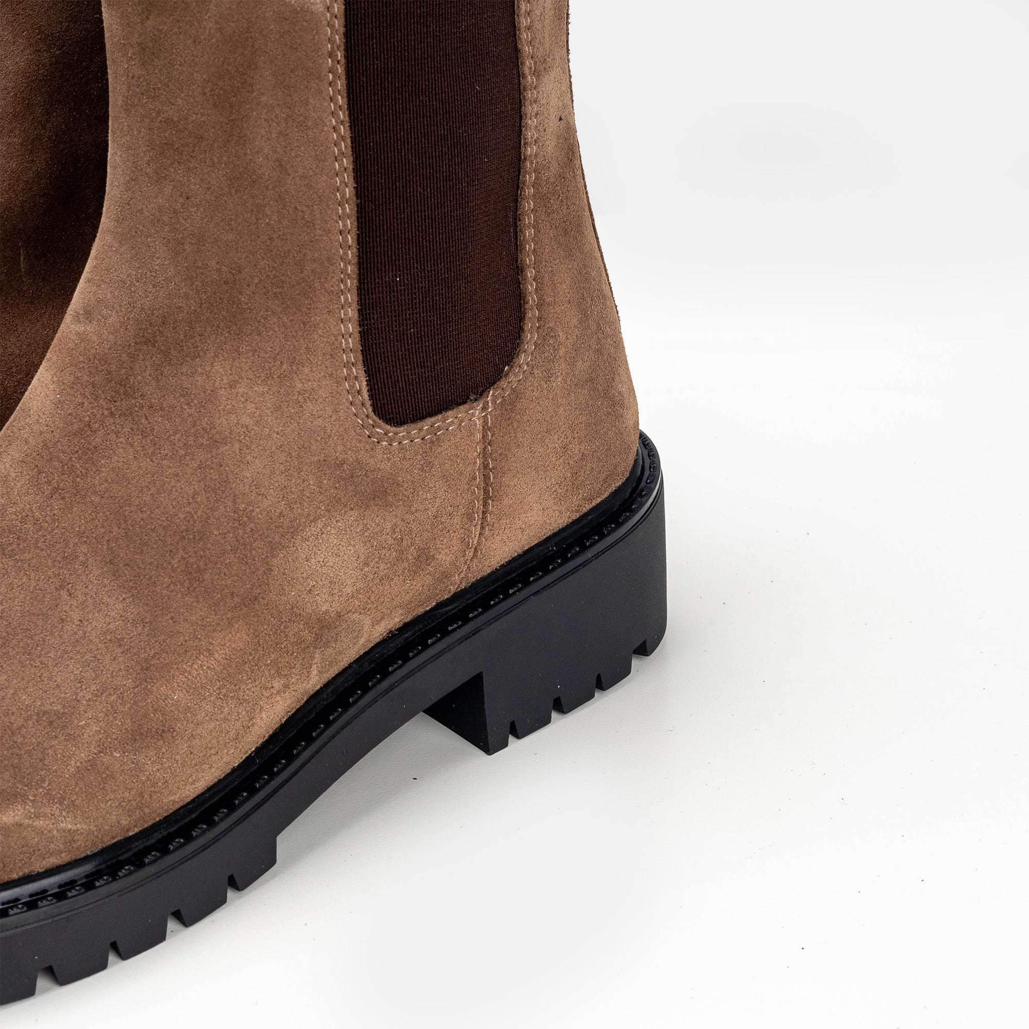 Volzak 7301 Bottine en daim Taupe