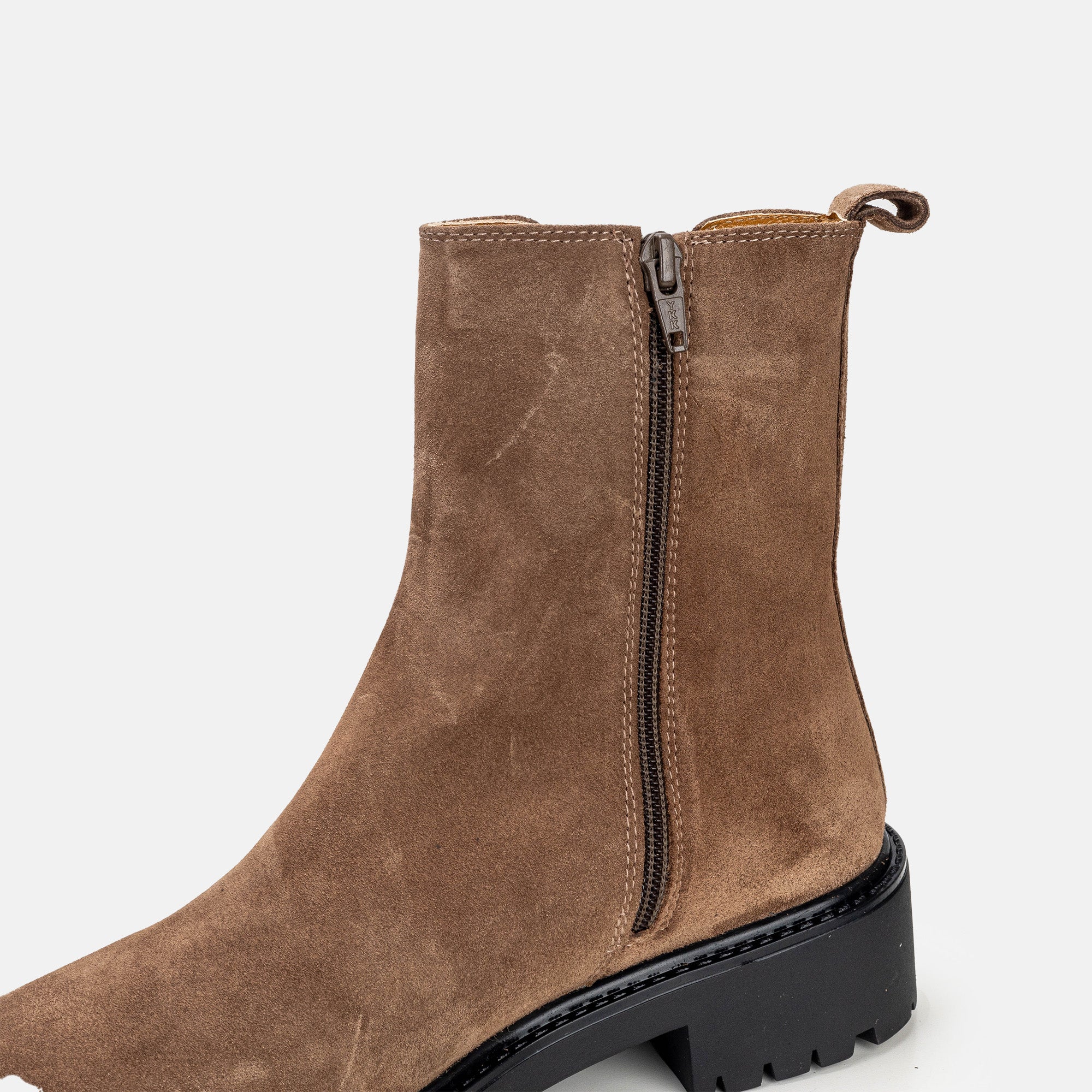 Volzak 7301 Bottine en daim Taupe
