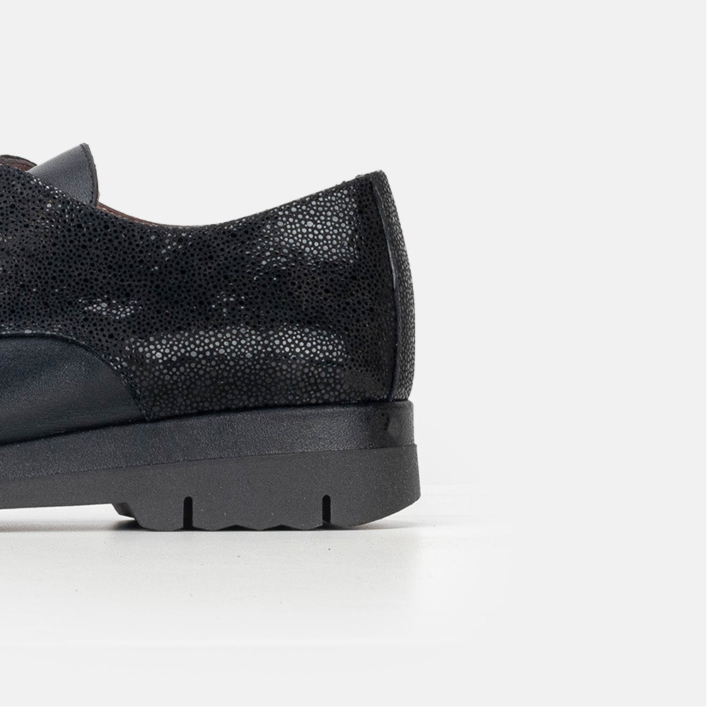 Volzak 3042 Black Leather Shoe