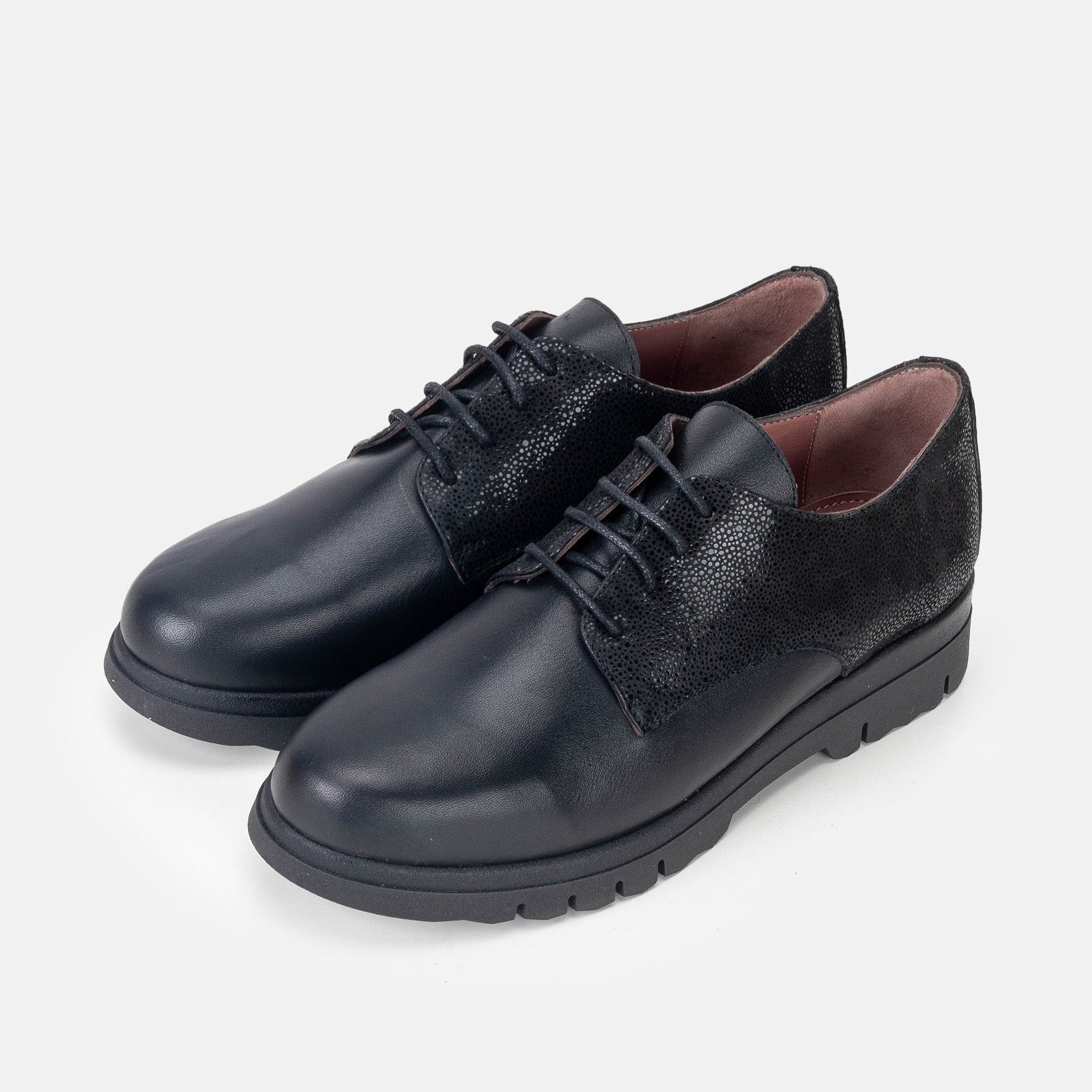 Volzak 3042 Black Leather Shoe