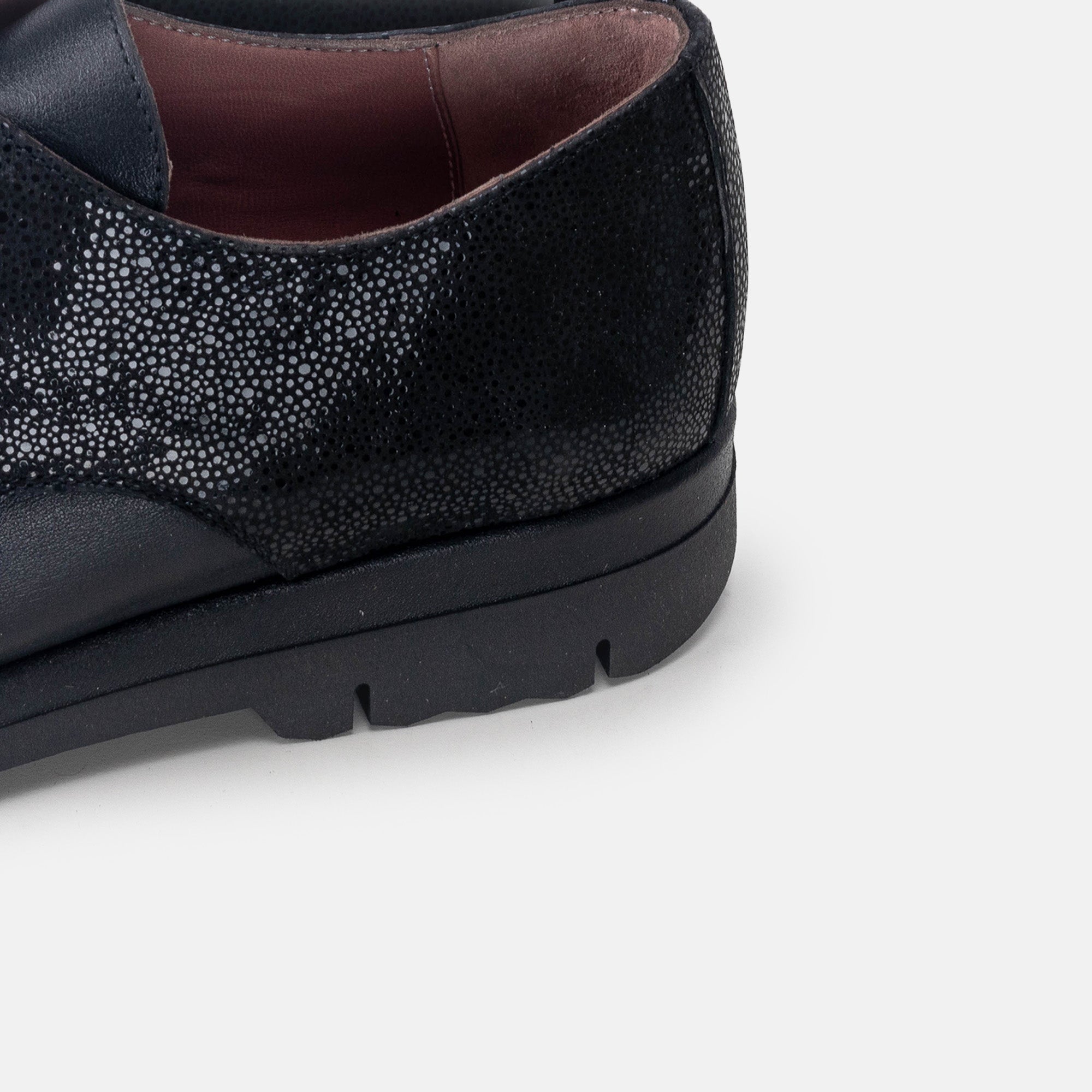 Volzak 3042 Black Leather Shoe