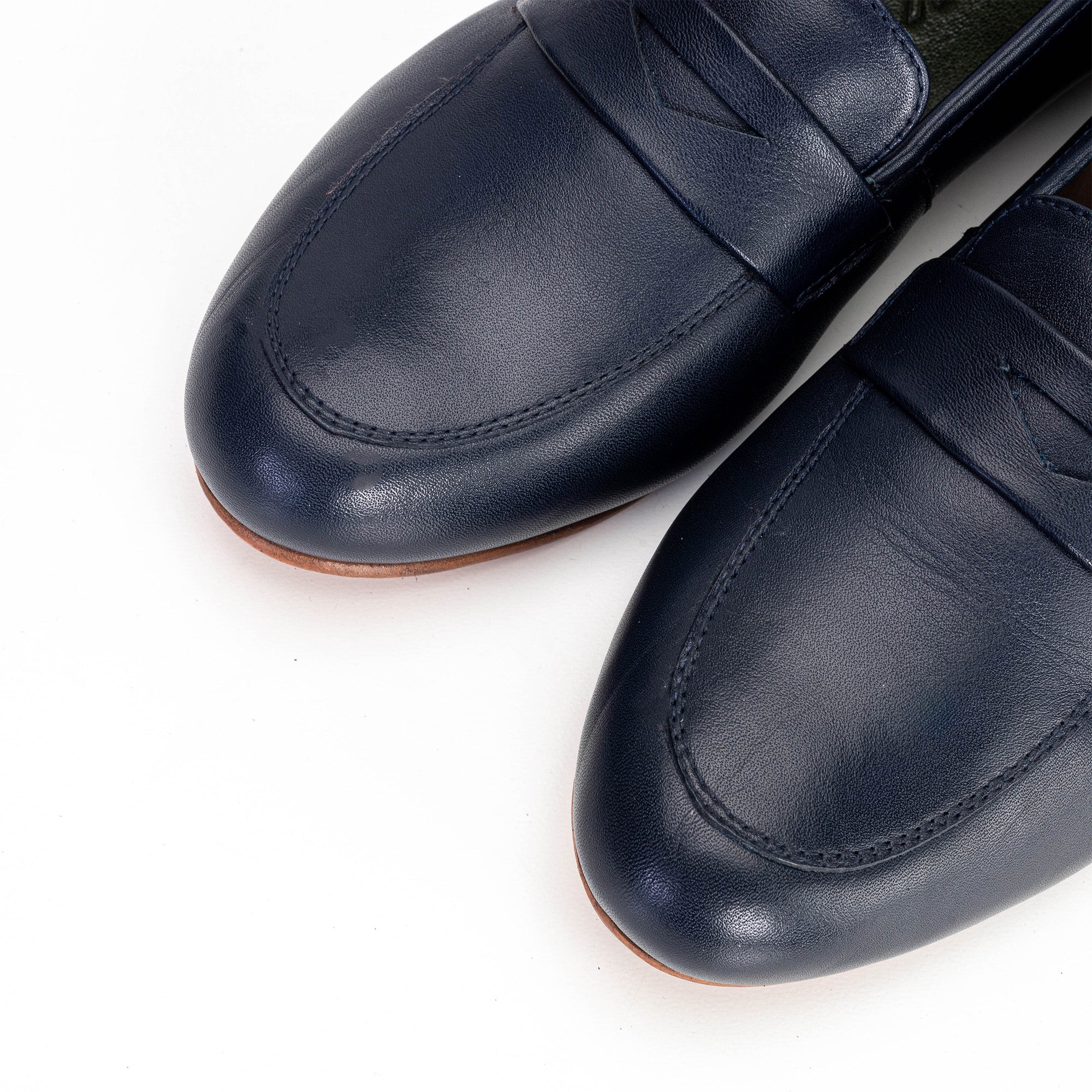 Volzak 3037 Chaussure en cuir Bleu