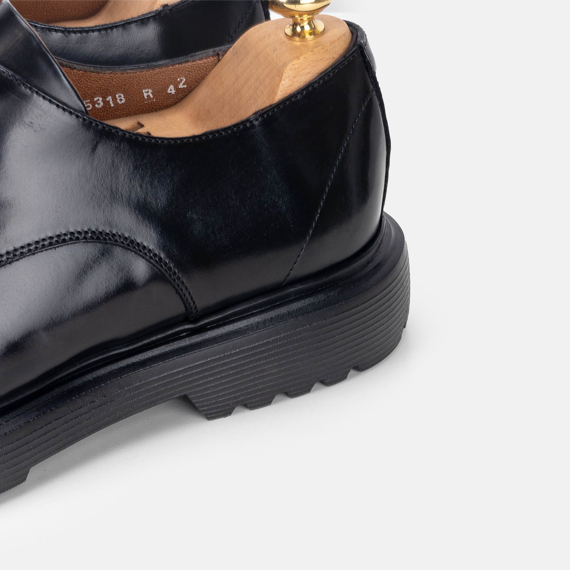 Volzak 5318 chaussure en cuir Démasquable Noir