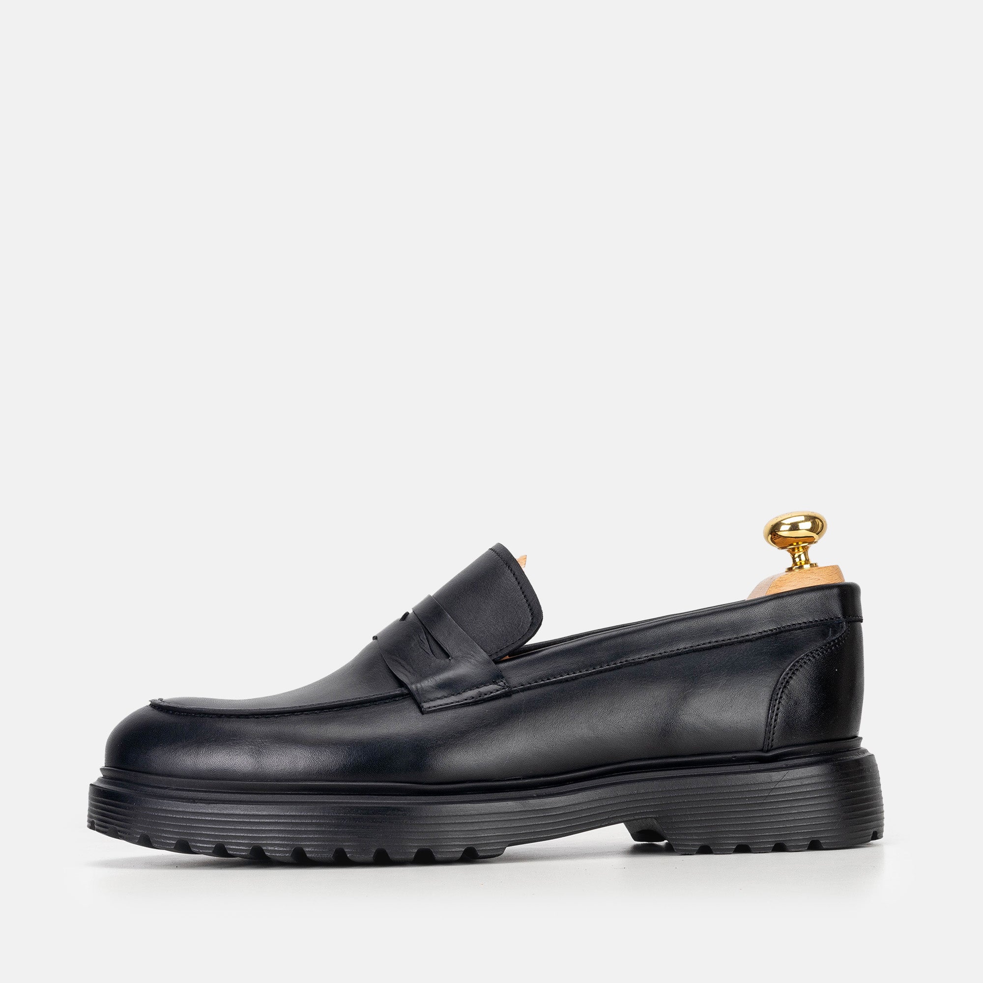 Volzak 5308 leather shoe Black