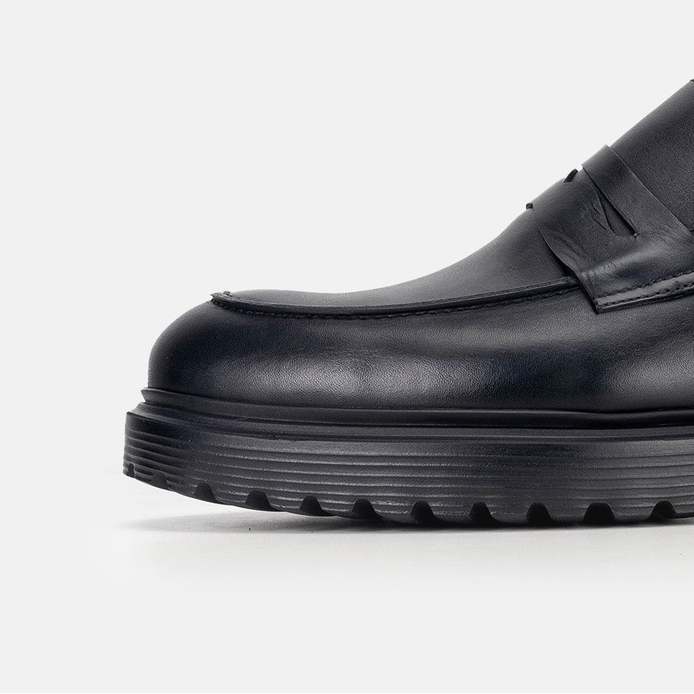 Volzak 5308 leather shoe Black