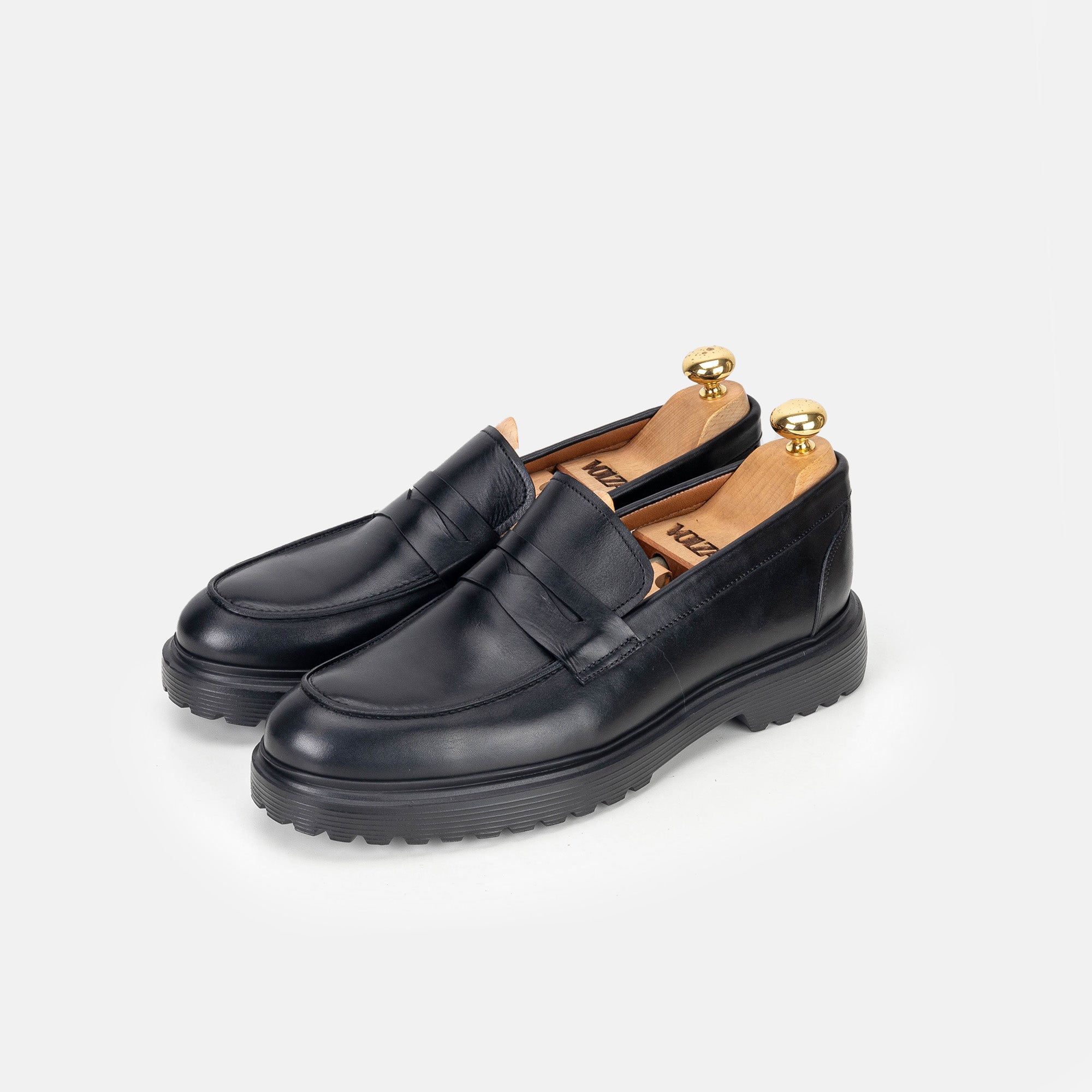 Volzak 5308 leather shoe Black