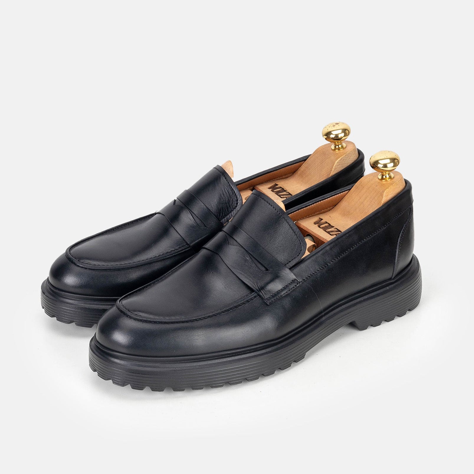 Volzak 5308 leather shoe Black