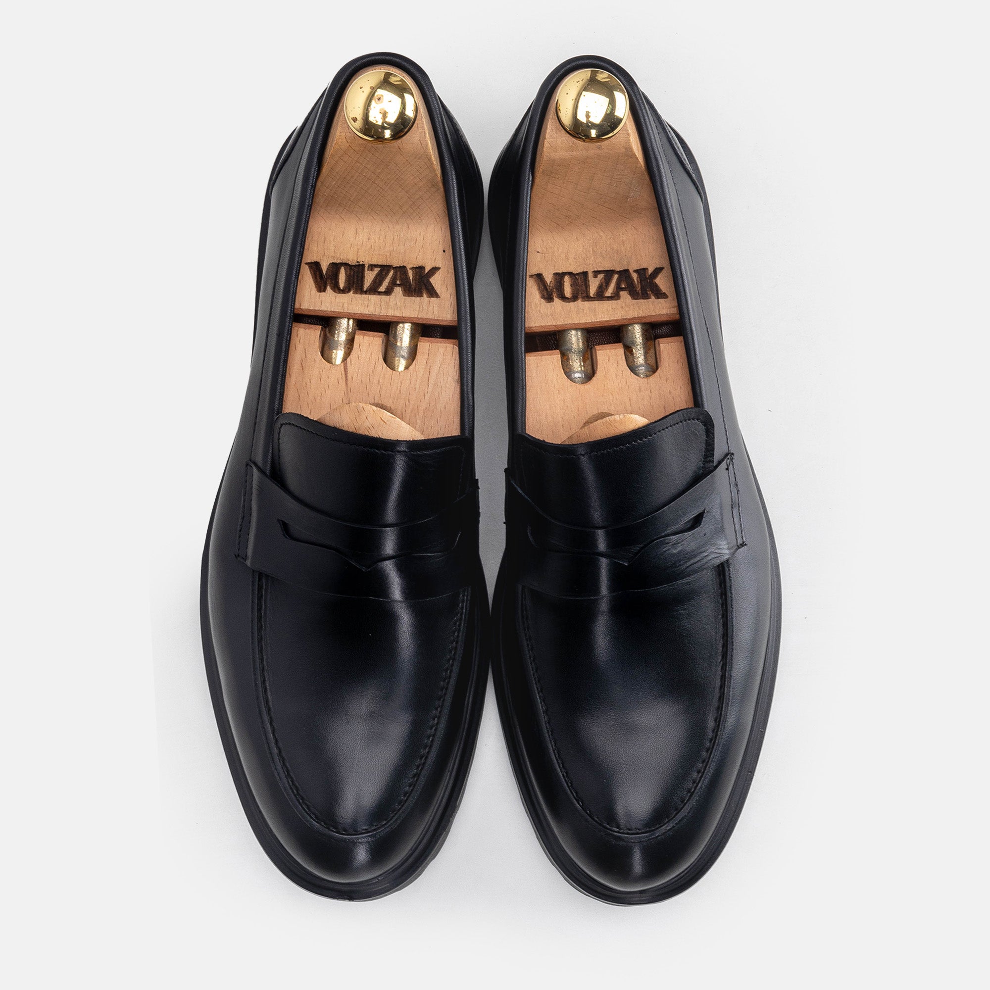 Volzak 5308 leather shoe Black