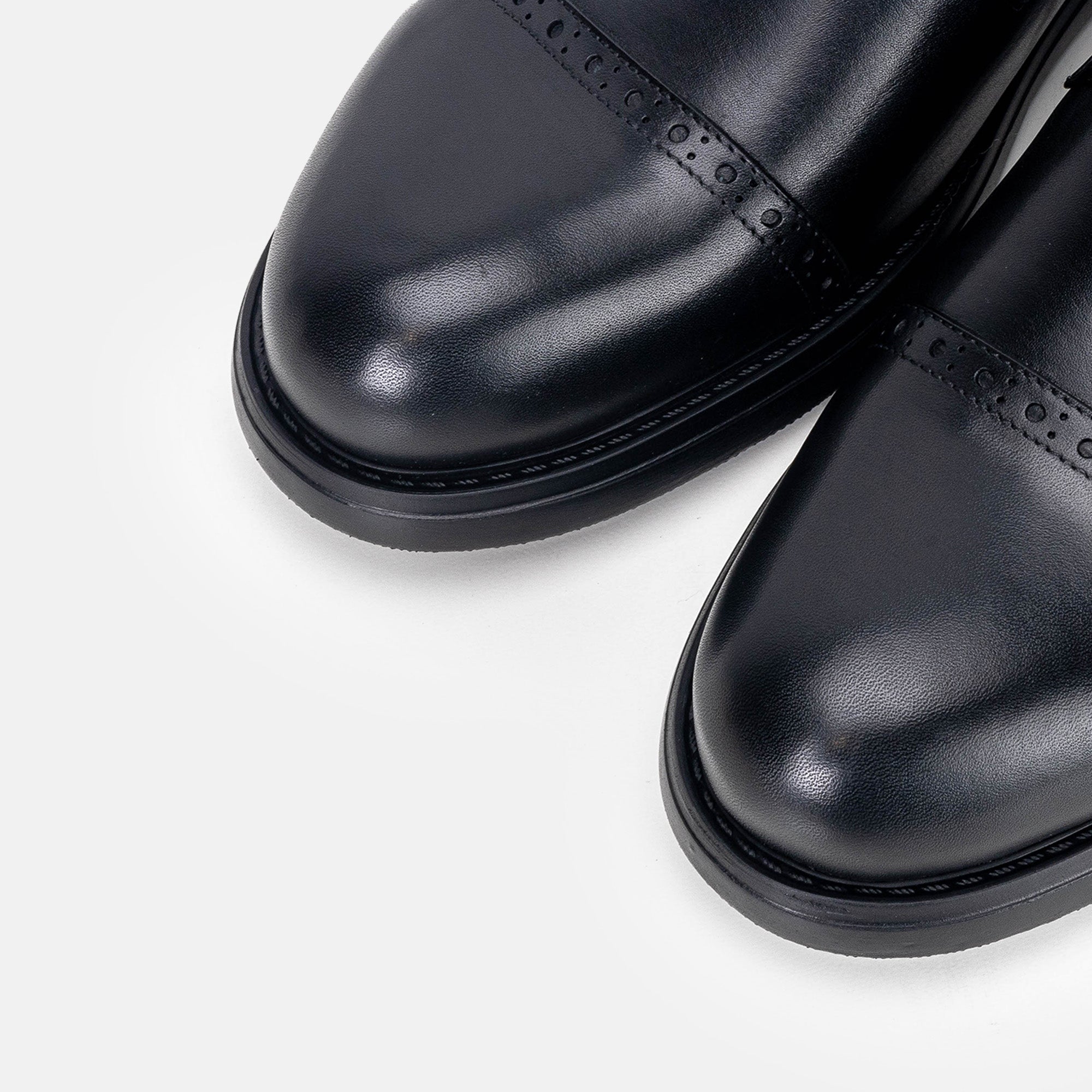 Volzak 5320 leather shoe Black