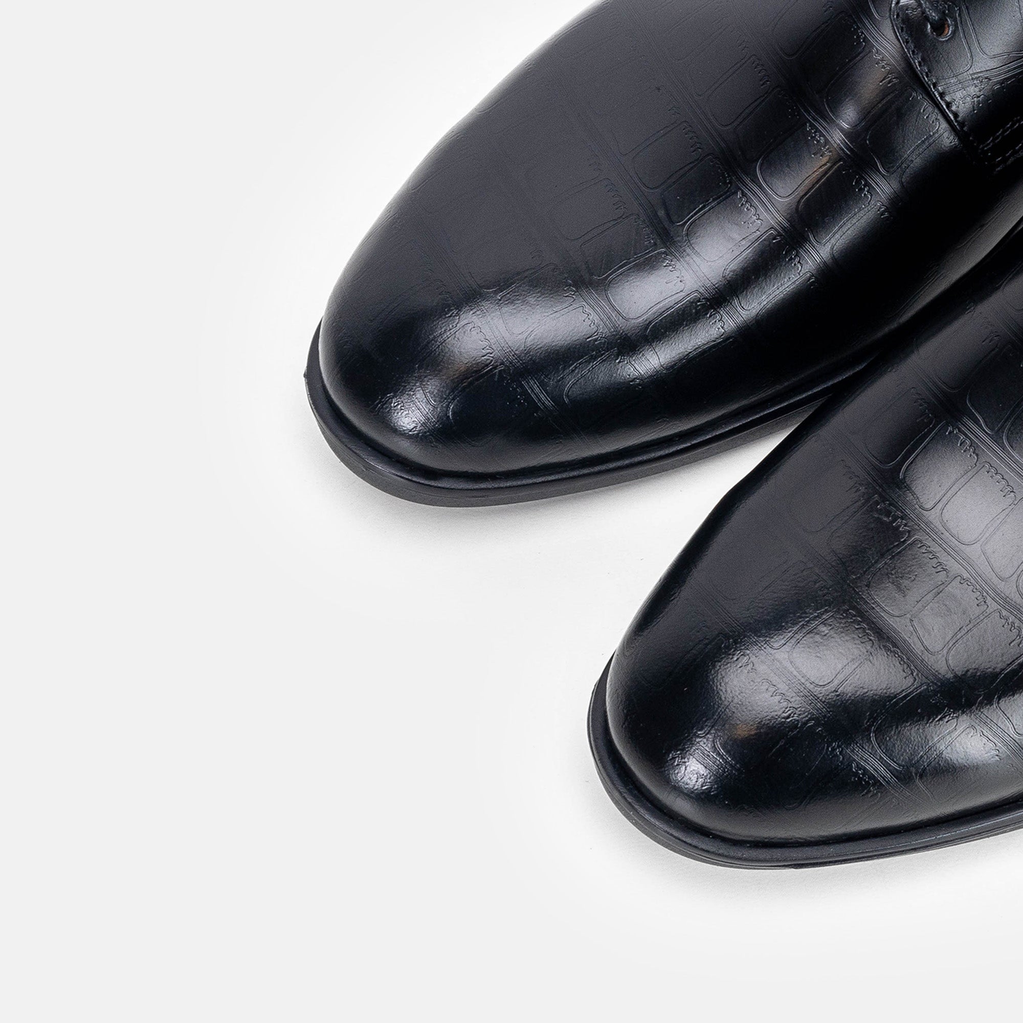 Volzak 5323 leather shoe Black