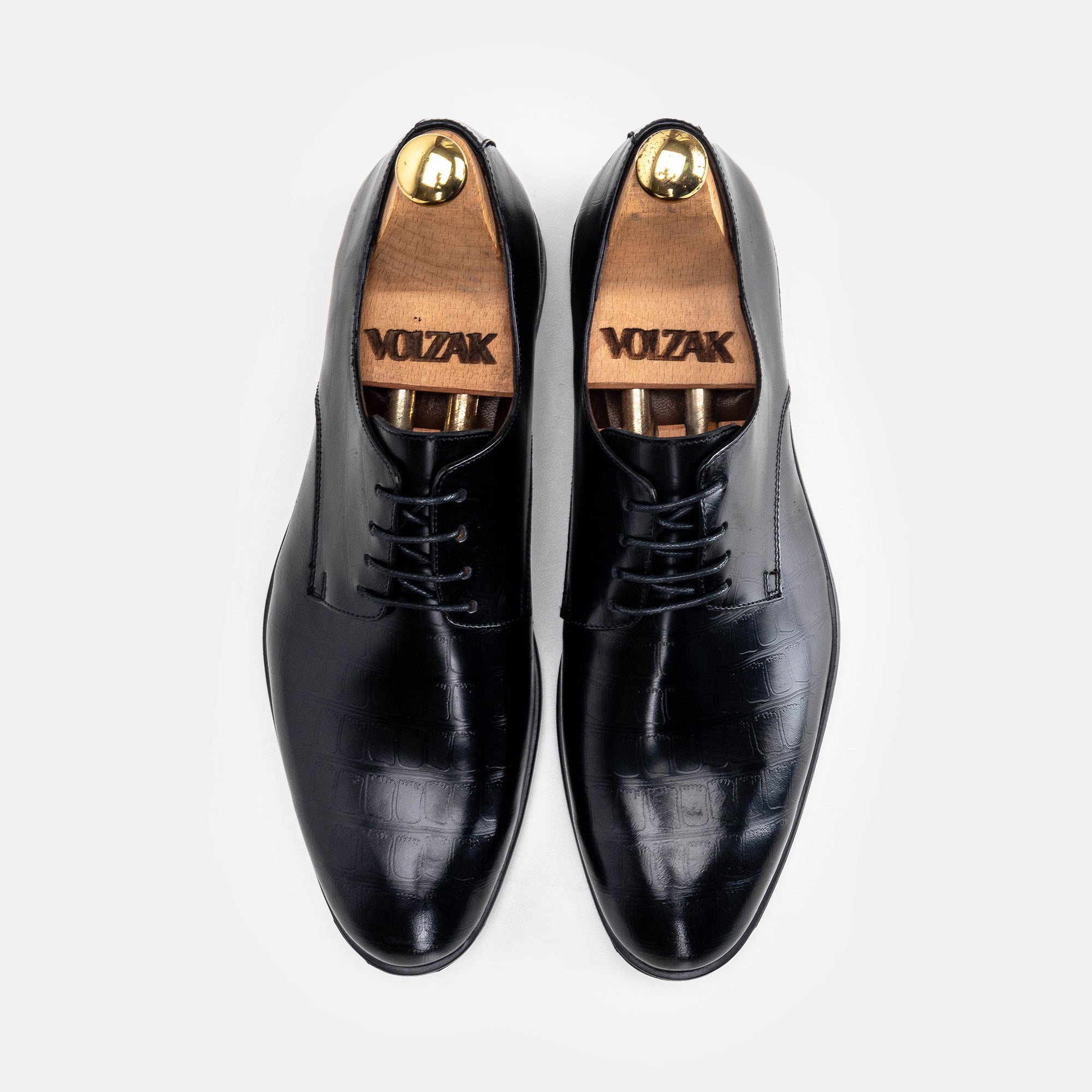 Volzak 5323 leather shoe Black