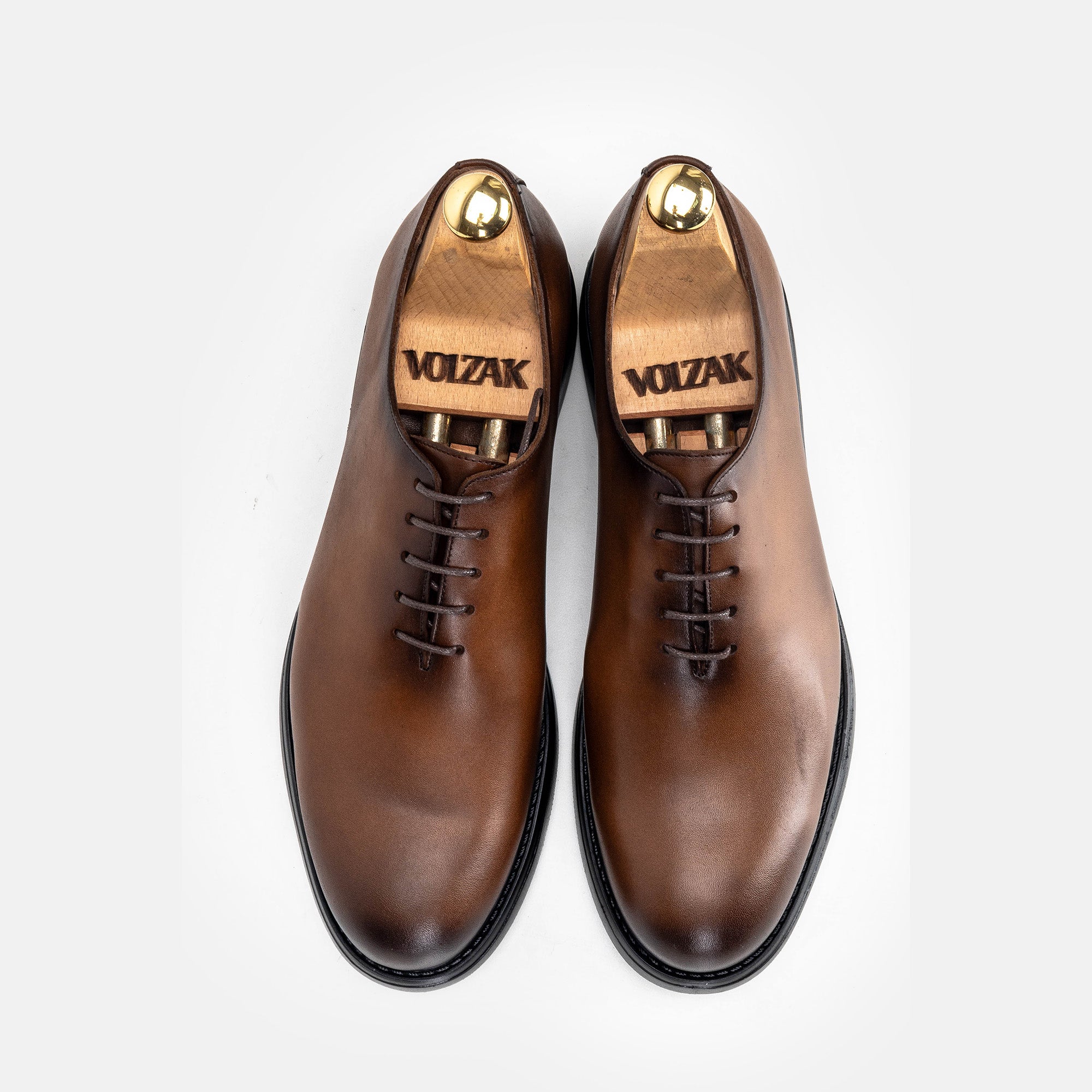 Volzak 5327 Vintage Brown Leather Shoe