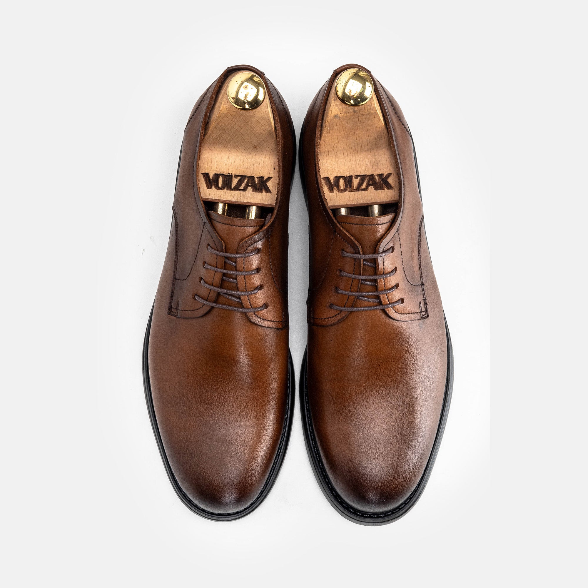 Volzak 5324 Vintage Brown Leather Shoe