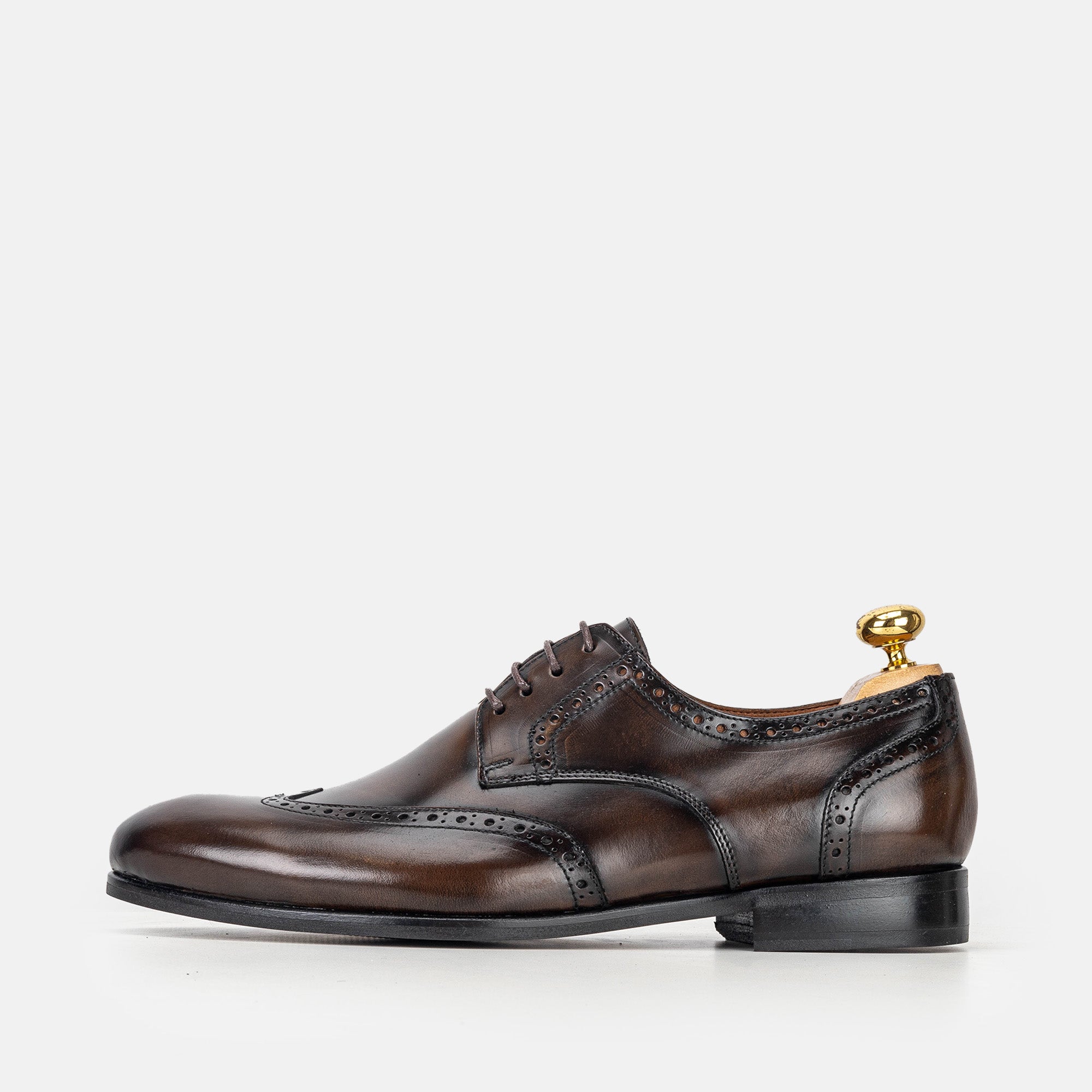 Volzak 5331 chaussure en cuir Démasquable Marron vintage