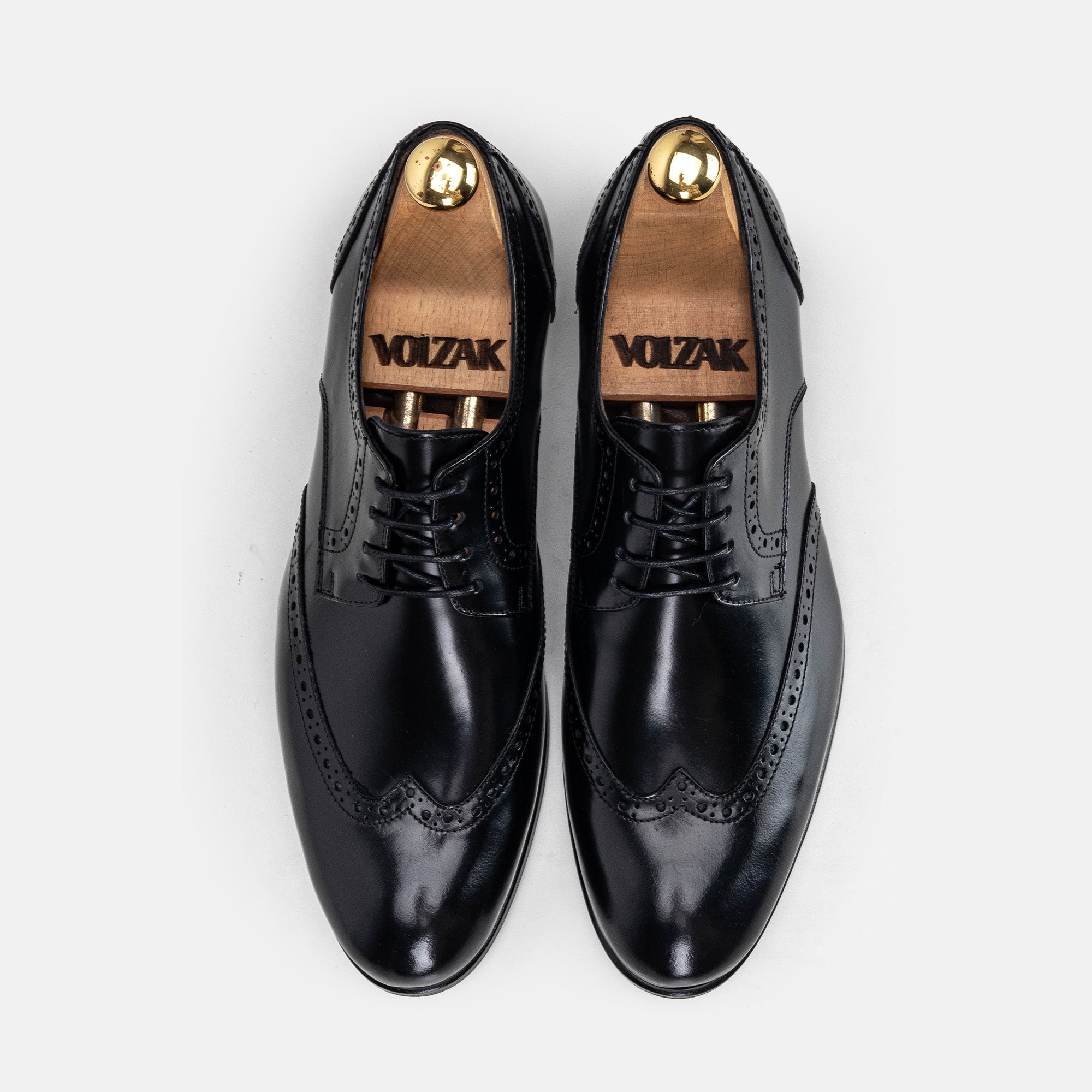 Volzak 5331 chaussure en cuir Démasquable Noir