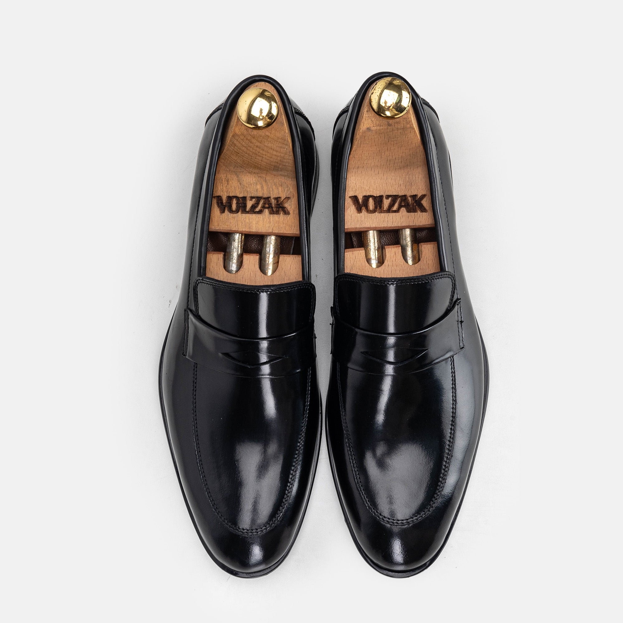 Volzak 5328 chaussure en cuir Démasquable Noir