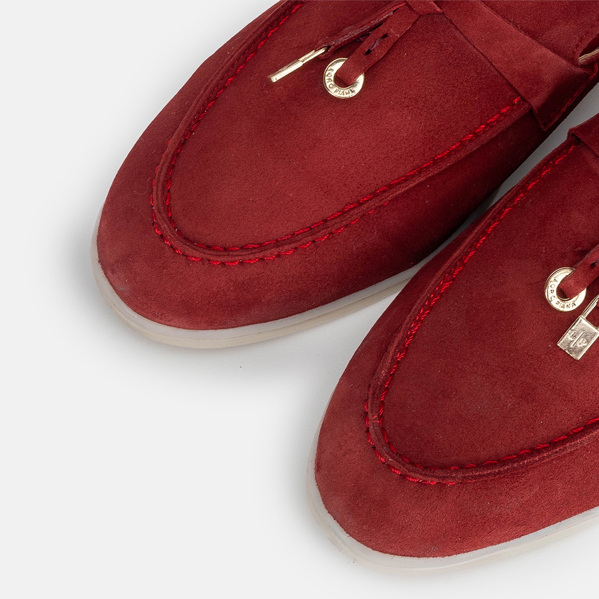 Volzak 0777 Mule en daim Bordeaux