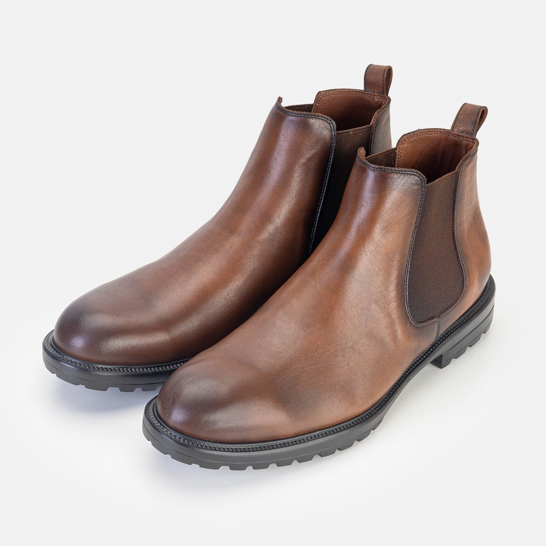 Volzak 5302 Vintage Brown Leather Ankle Boot