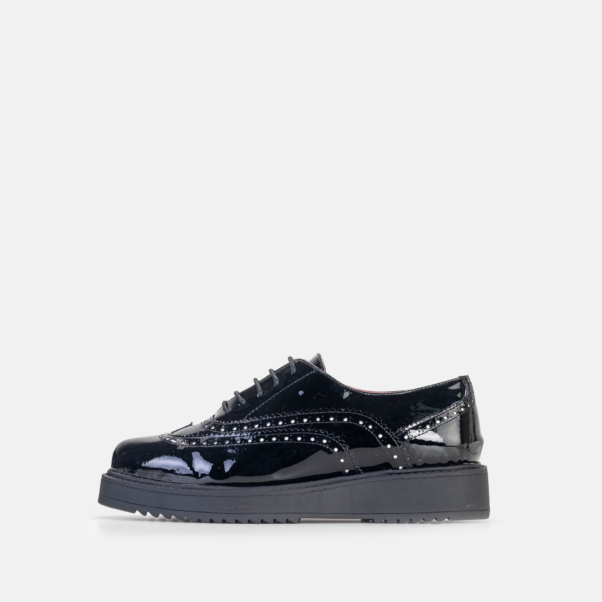 Volzak 0720 Chaussure en cuir Noir Vernis