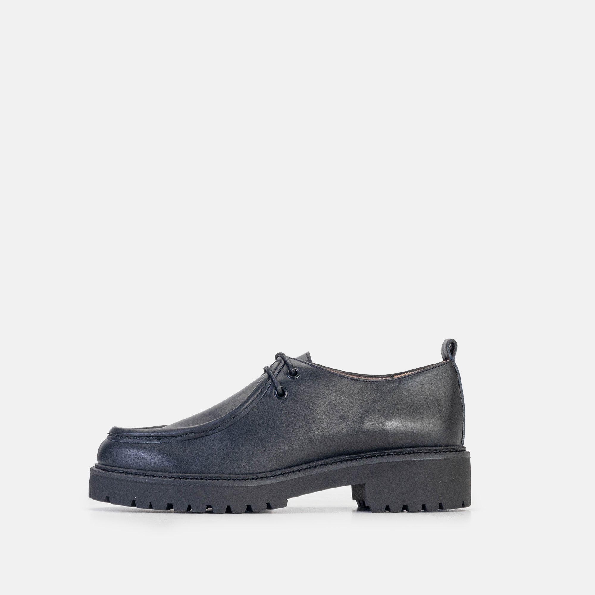 Volzak 121 Black Leather Shoe