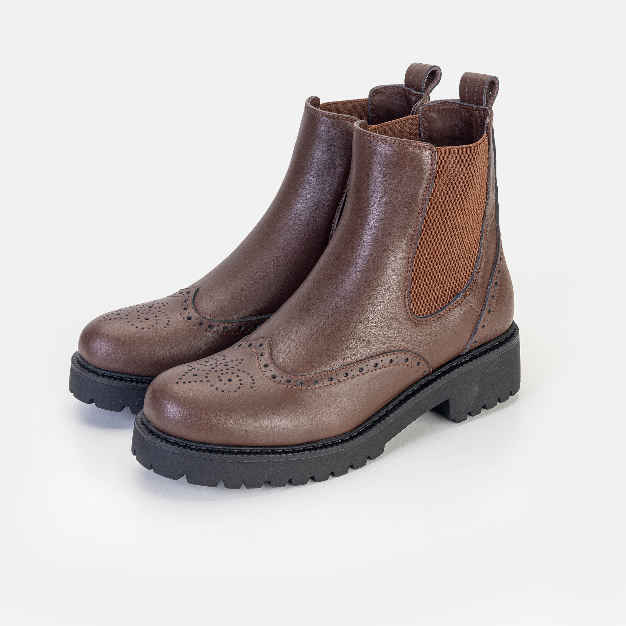 Volzak 050 Bottine en cuir Marron