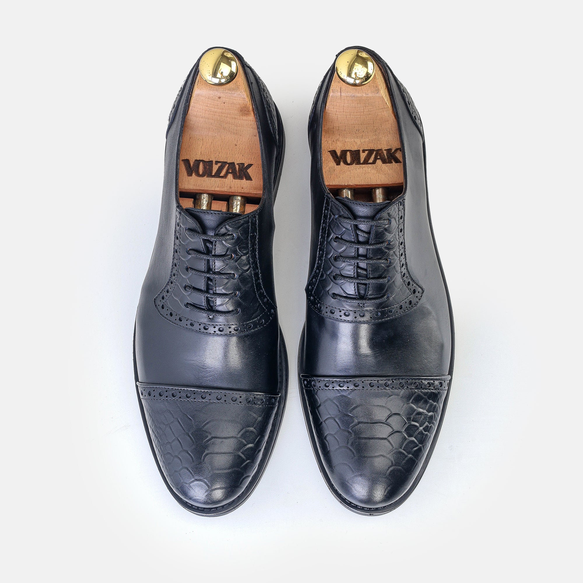Volzak 5309 leather shoe Black