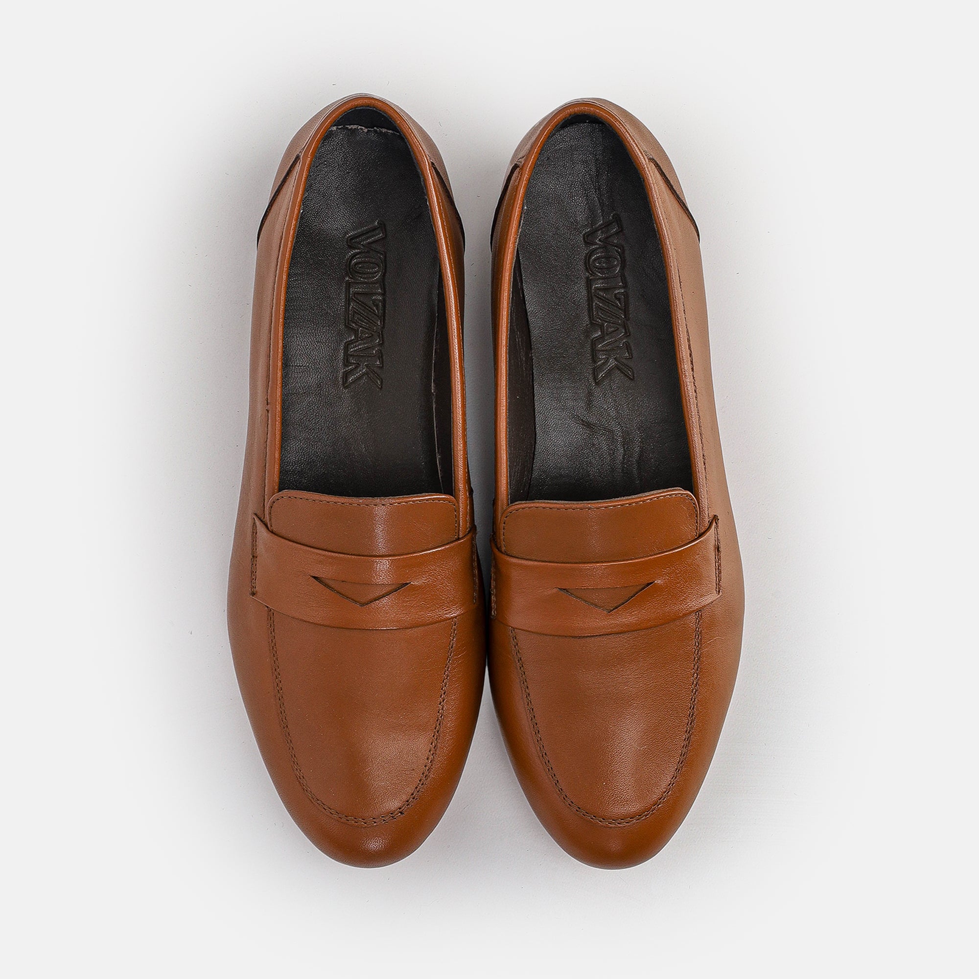 Volzak 3037 Chaussure en cuir Camel