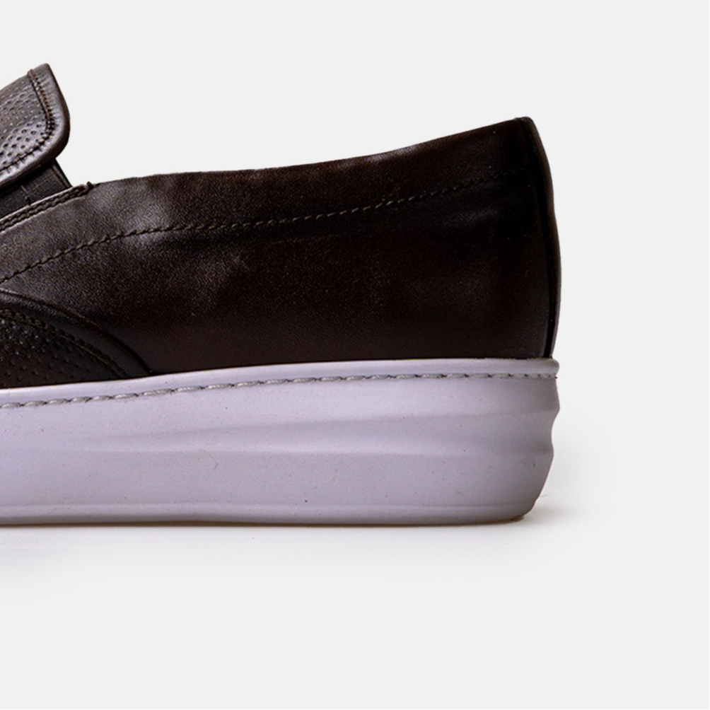 Volzak 5417 Brown leather sneaker