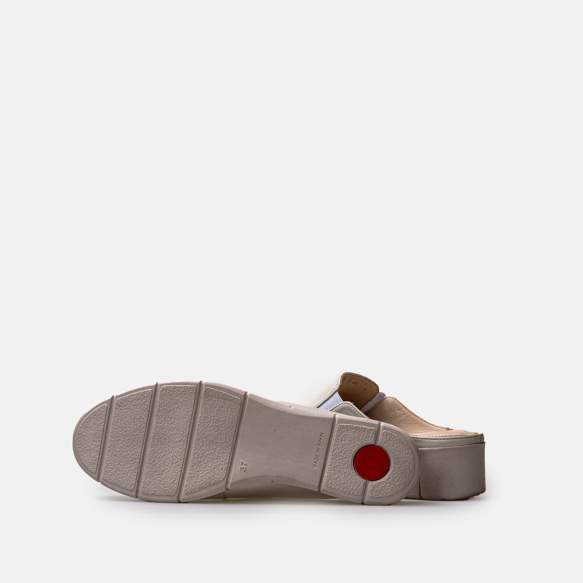 Volzak 06 Beige Leather Clog