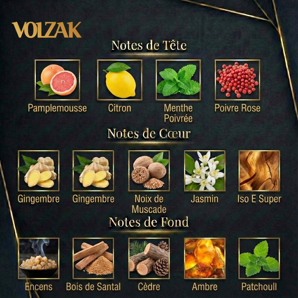 VOLZAK PARFUM BLEU MAGNÉTIQUE 50ML HOMME