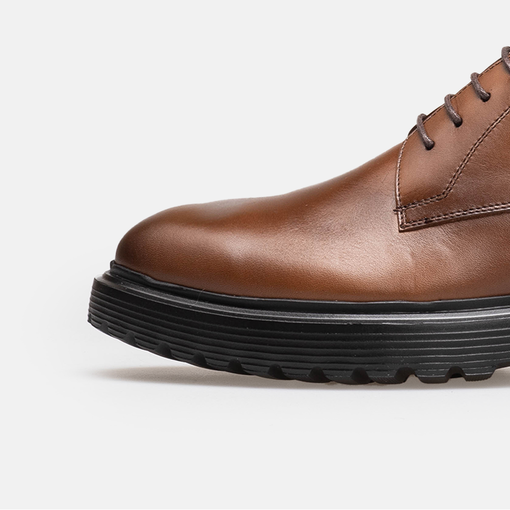 Volzak 5311 chaussure en cuir Marron Vintage