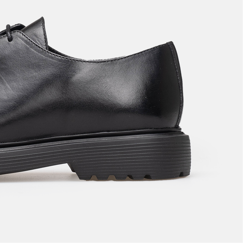 Volzak 8045 leather shoe Black
