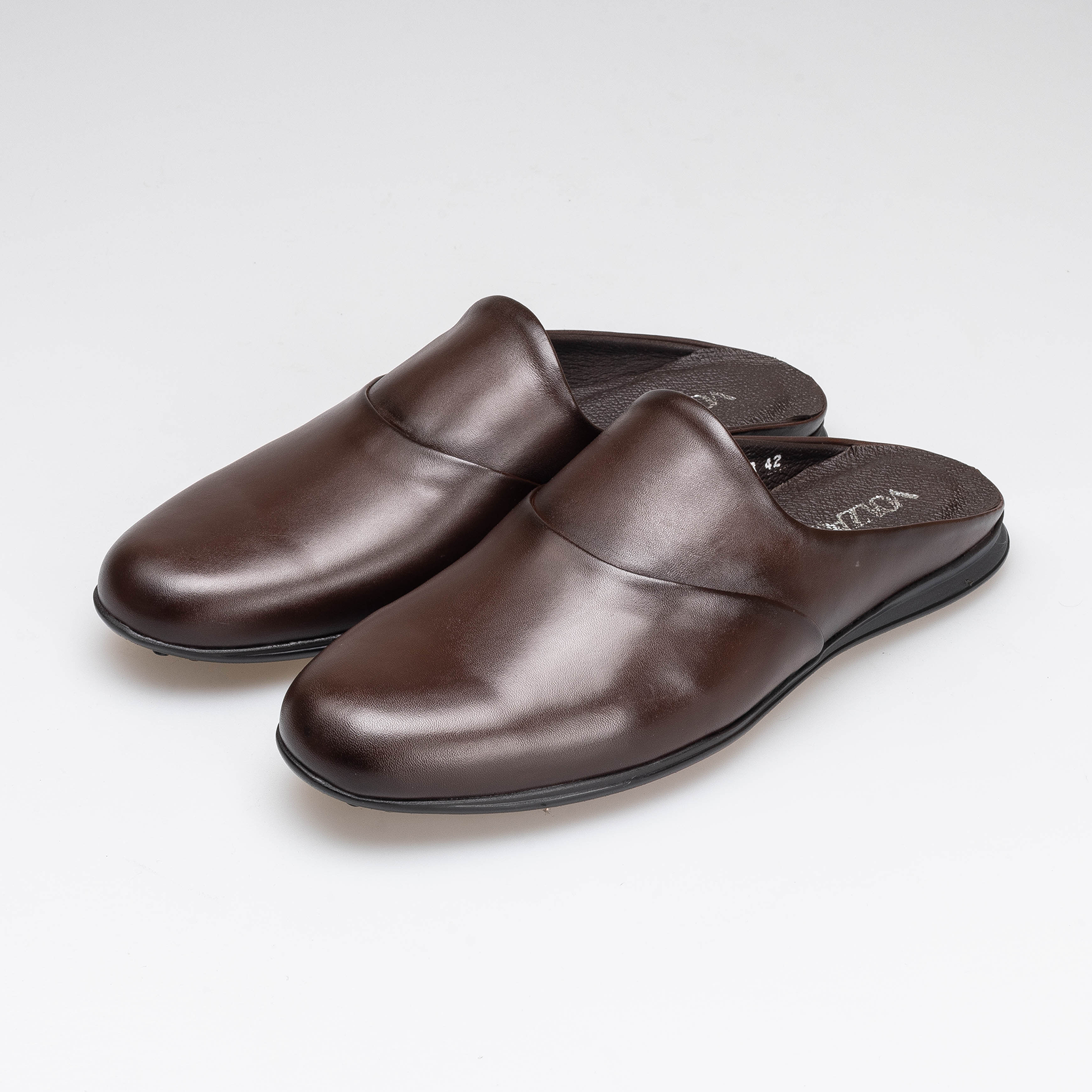 Volzak 5402 Mule en cuir Marron