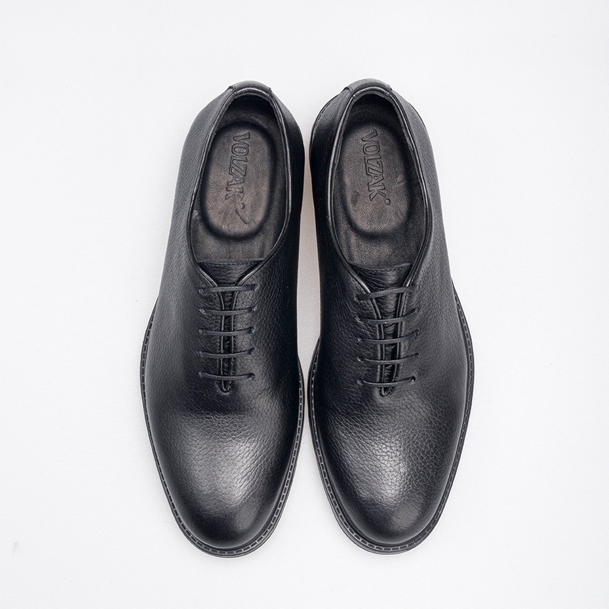 Volzak 6070 Black Leather Shoe