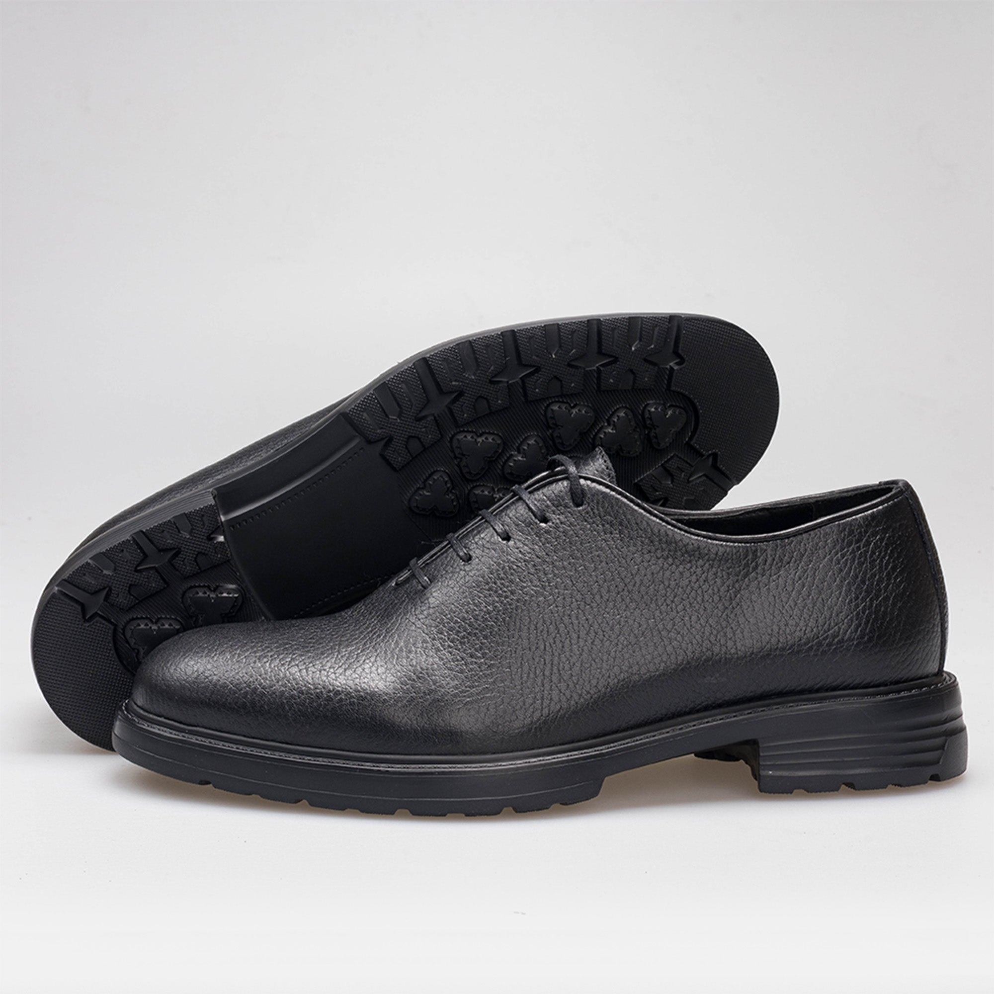Volzak 6070 Black Leather Shoe