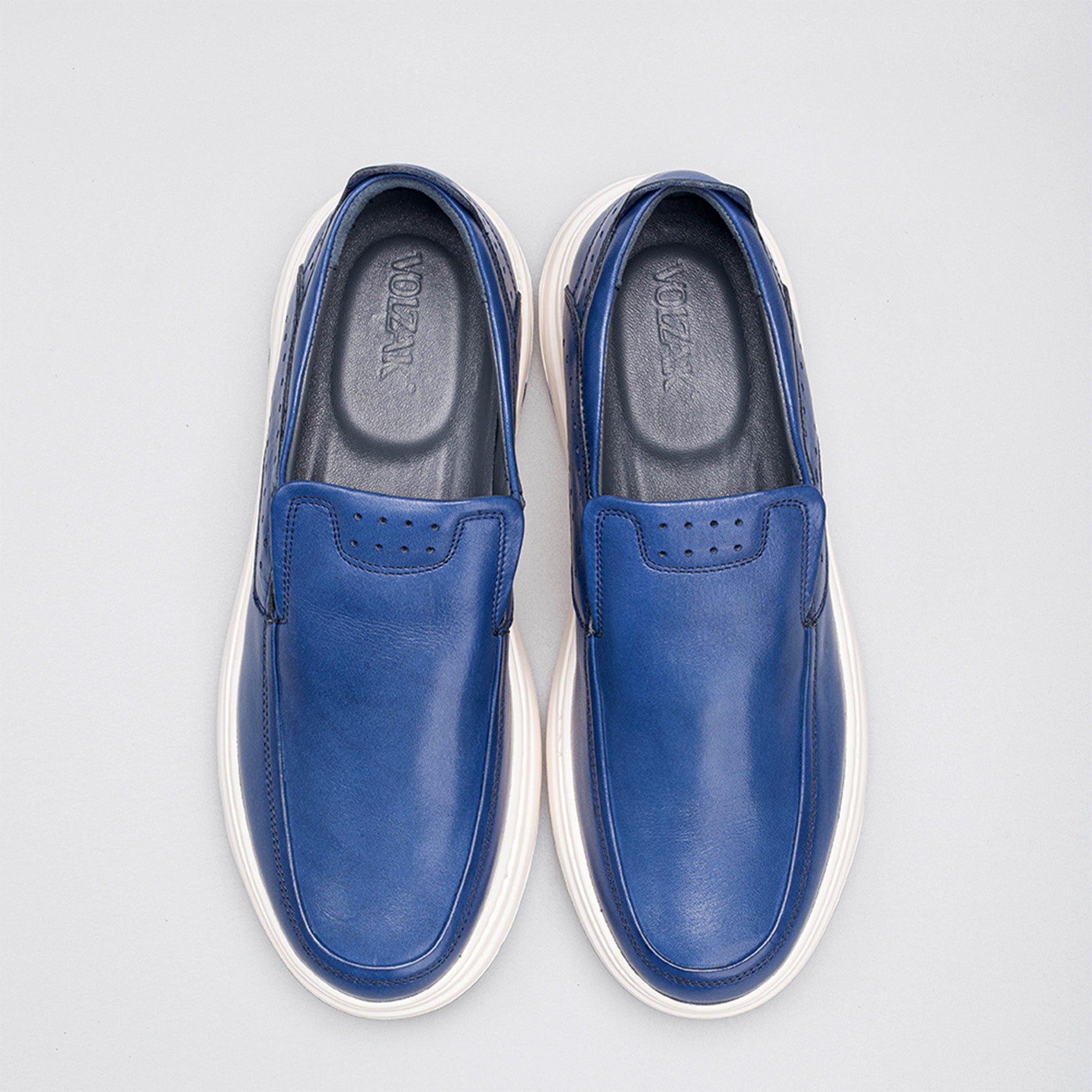 Volzak 3072 leather sneaker Blue
