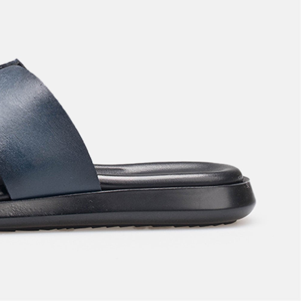 Volzak 5405 Leather Sandal Blue