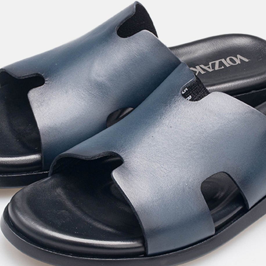 Volzak 5405 Leather Sandal Blue