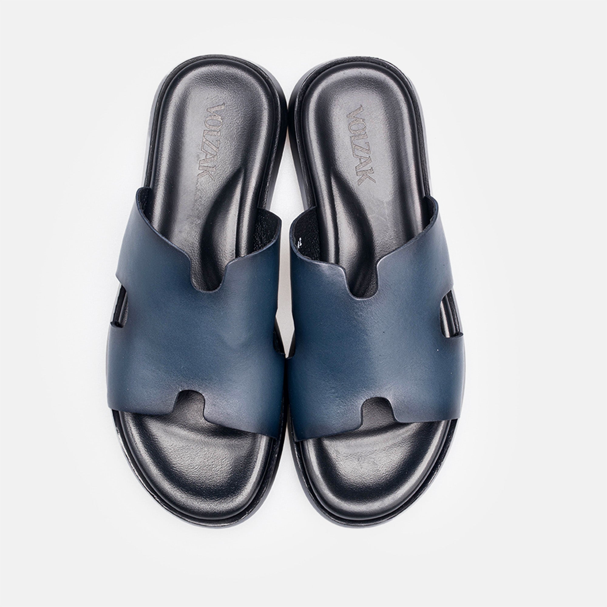 Volzak 5405 Leather Sandal Blue