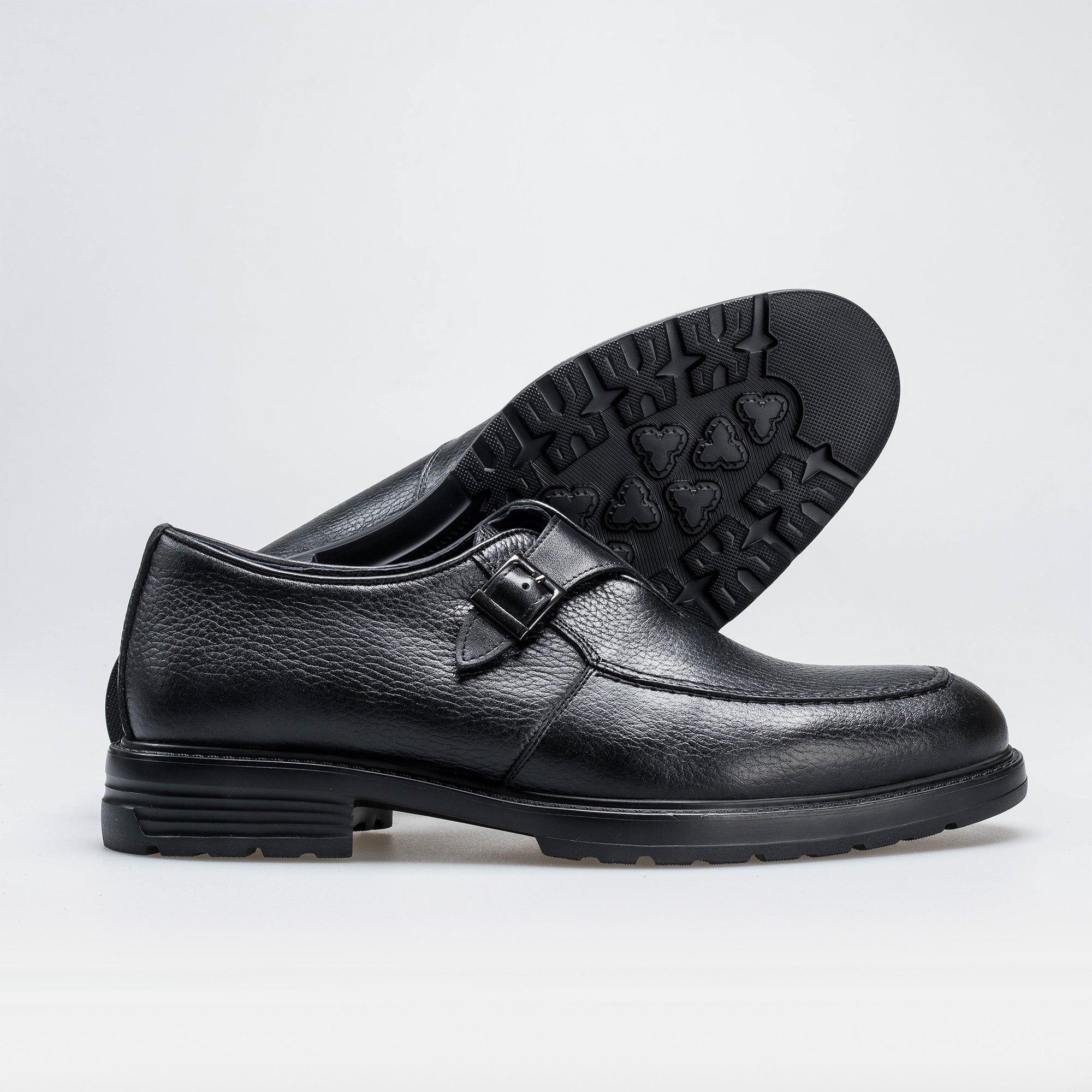 Volzak 317 Black Leather Shoe