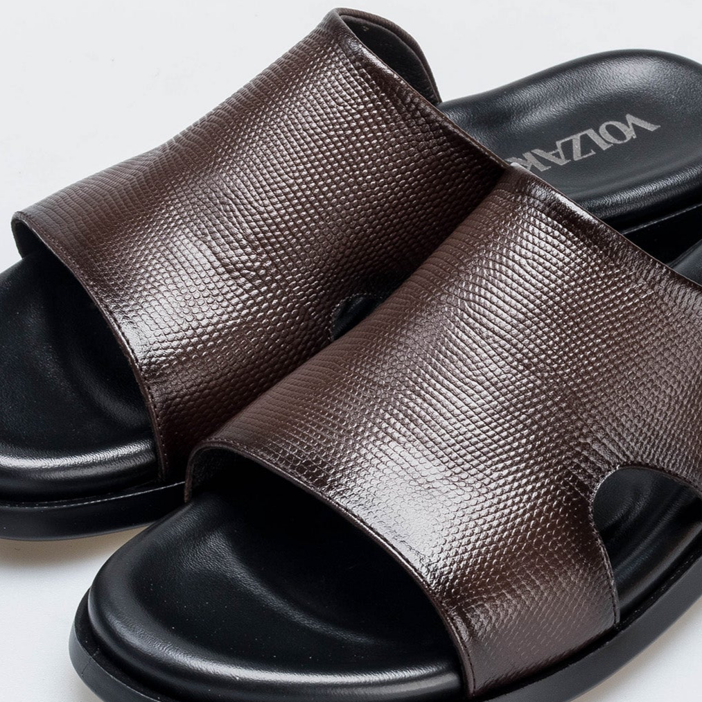Volzak 5408 Brown Leather Sandal