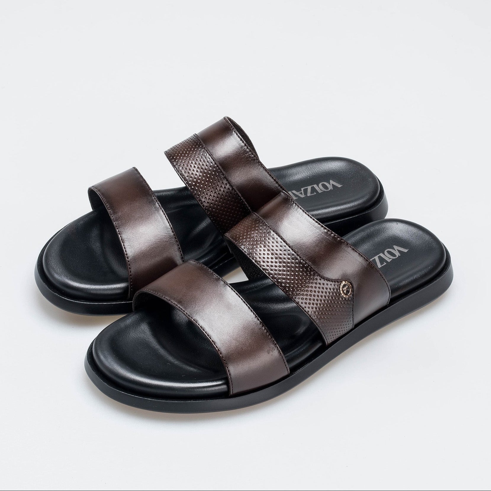 Volzak 5410 Brown Leather Sandal