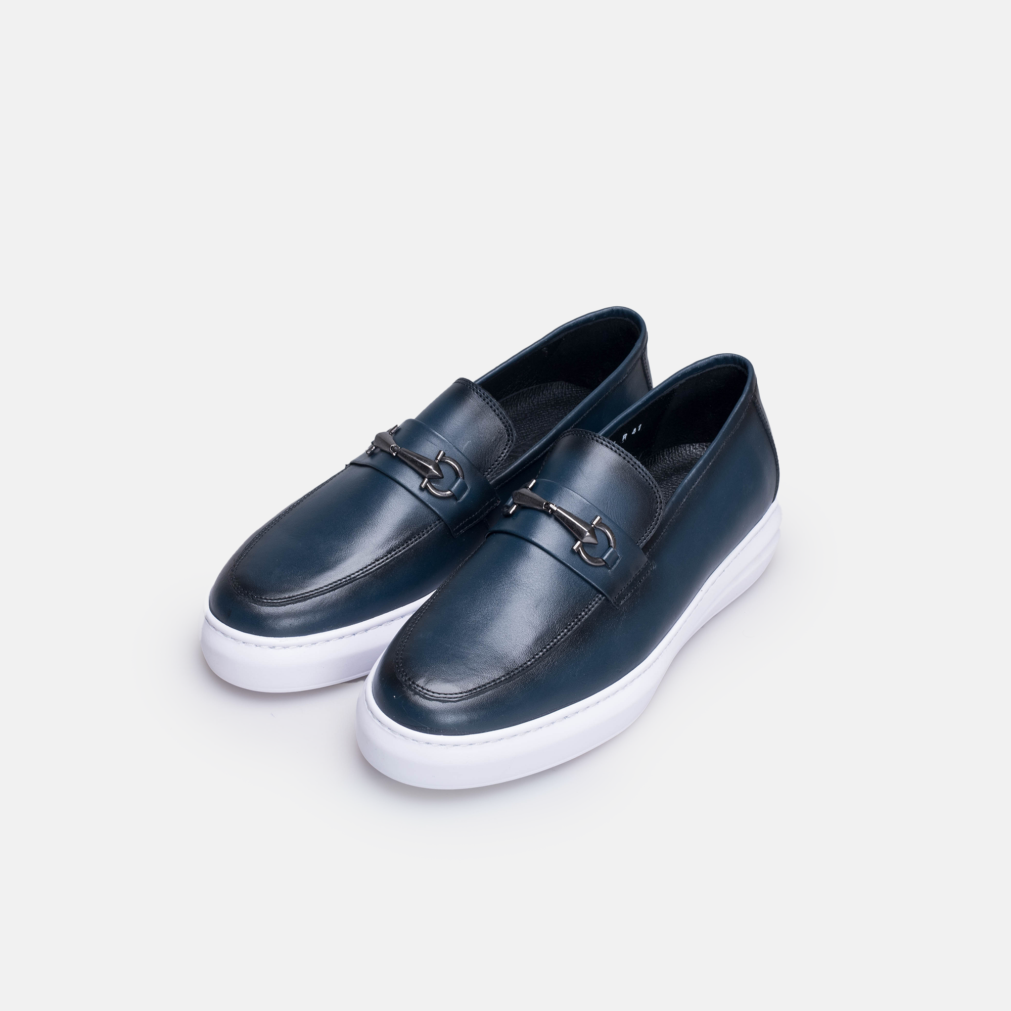 Volzak 5416 leather sneaker Blue