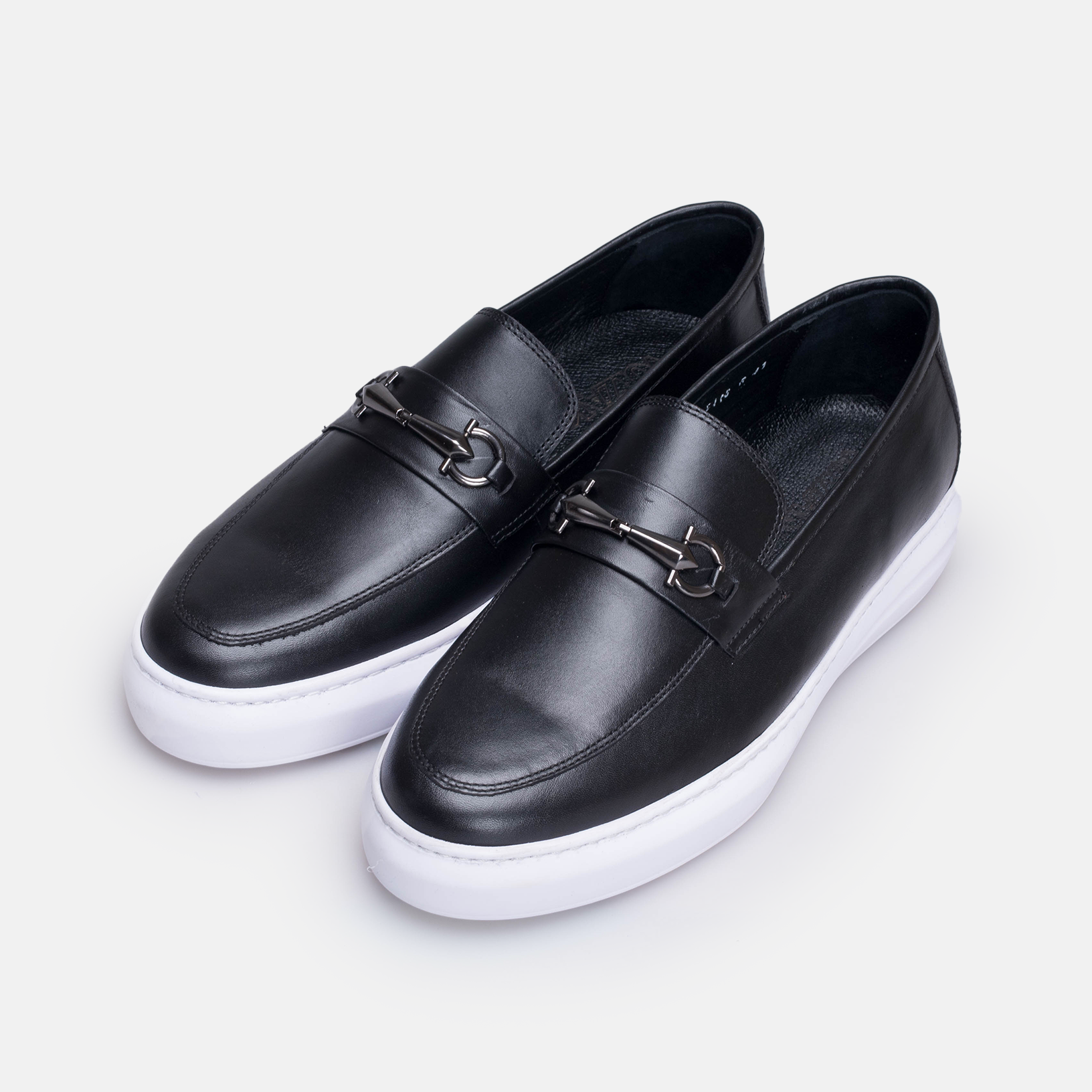 Volzak 5416 Black leather sneaker