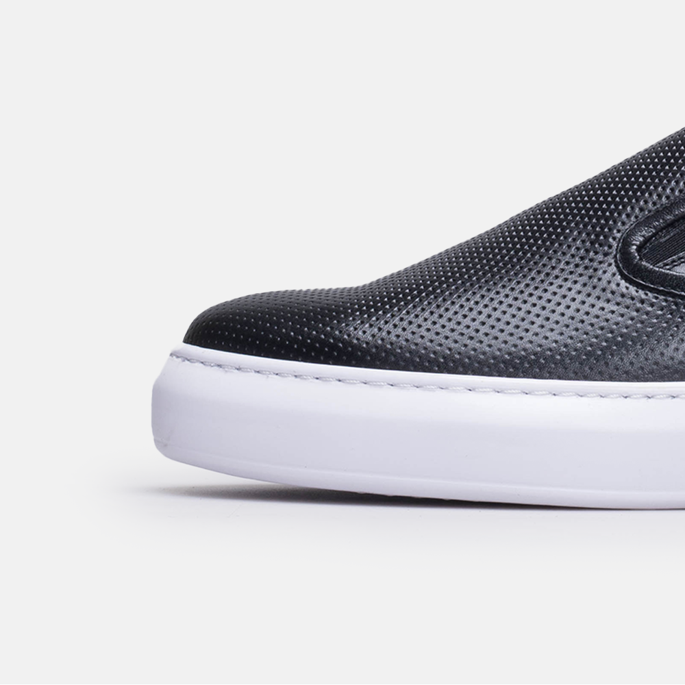 Volzak 5417 Black leather sneaker